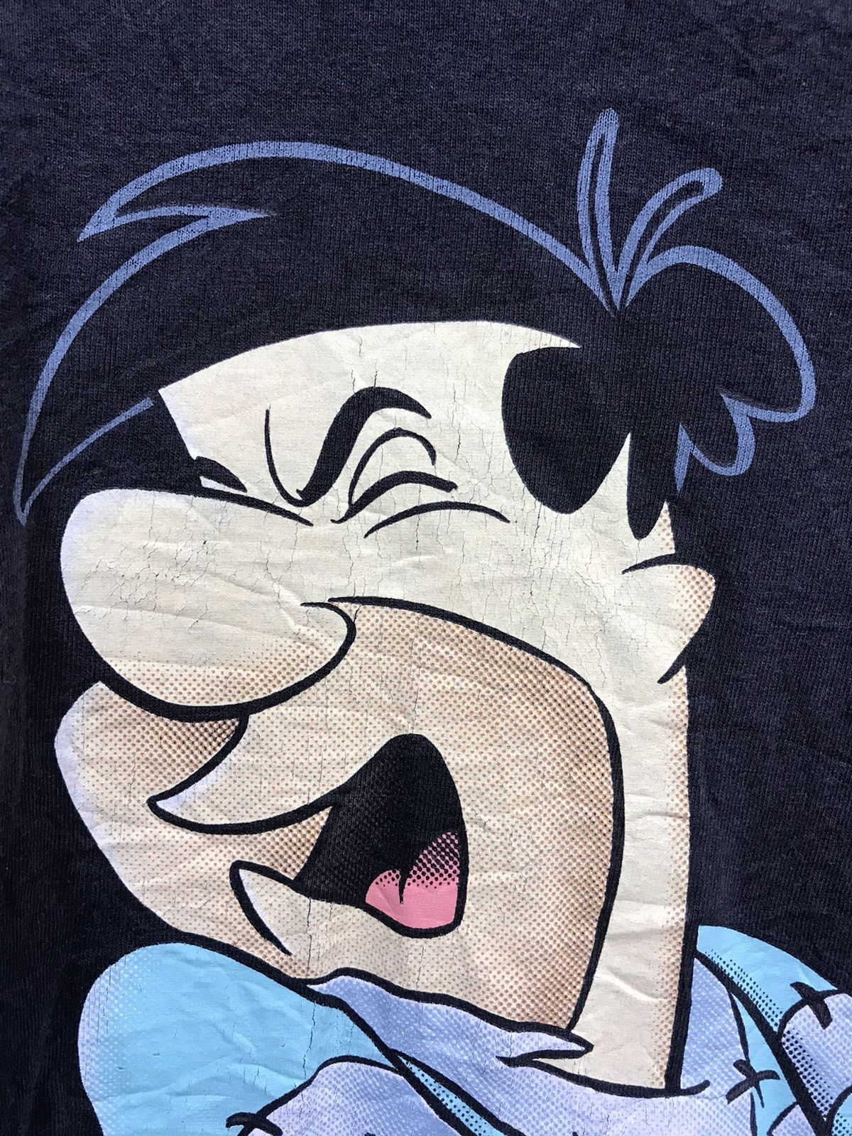 Vintage 90 Mirror Print Flinstones Shirt