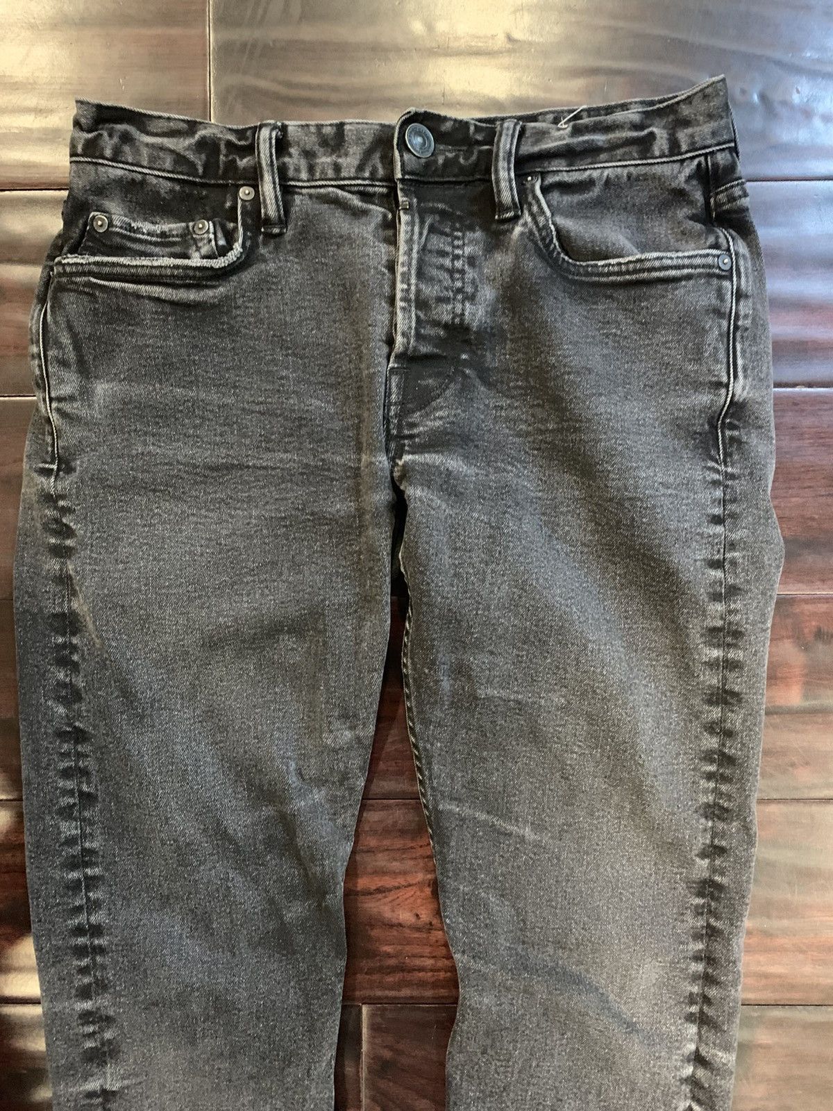 Allsaints All Saints grey skinny denim Size US 28 / EU 44 - 3 Thumbnail