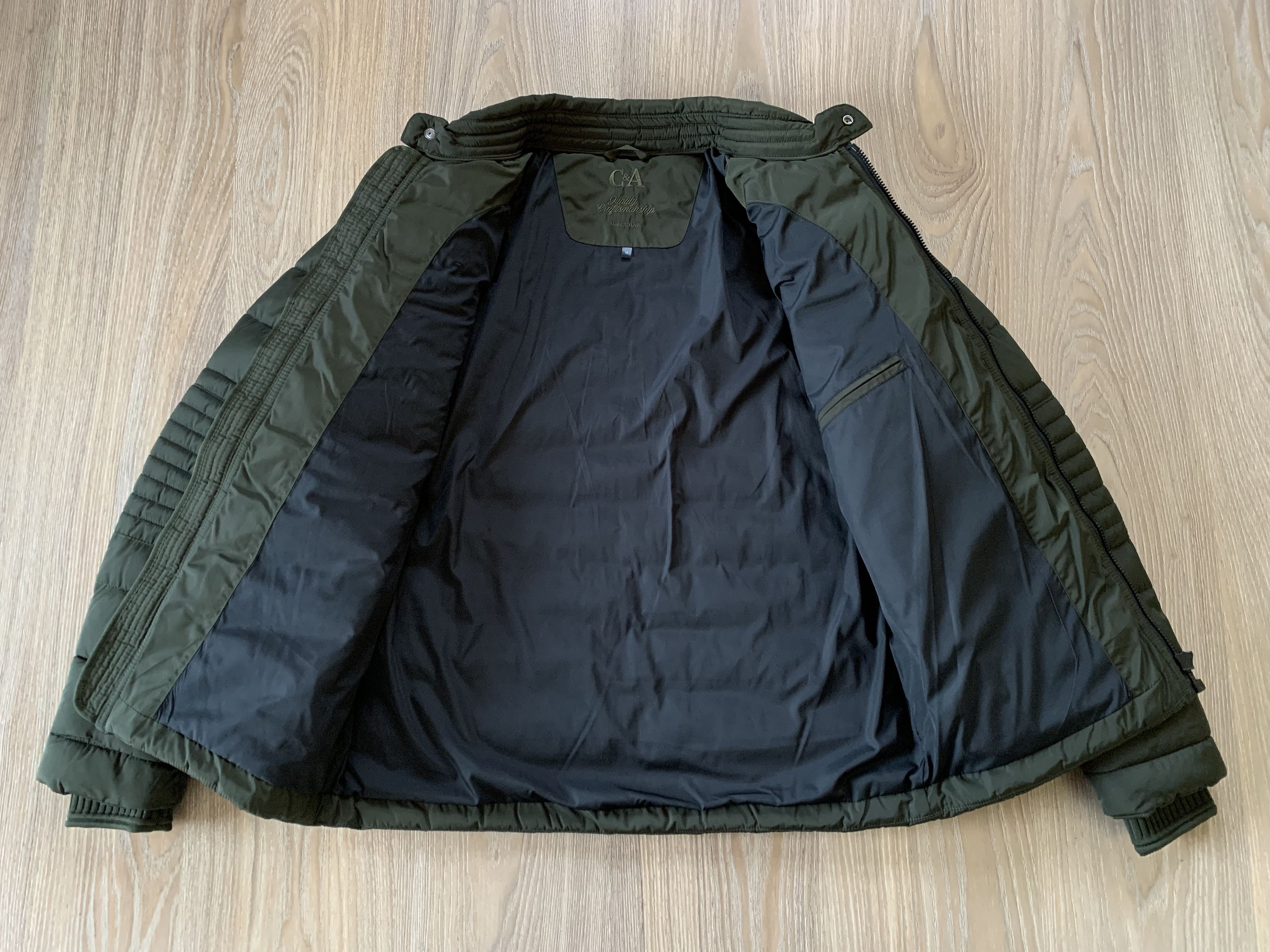C&A C&A New Khaki Quilted Jacket Size US M / EU 48-50 / 2 - 4 Thumbnail