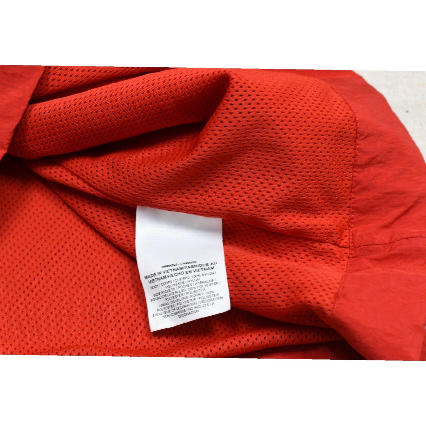 Nike Nike Air Jacket Windbreaker Mens S Small Red Full Zip Collared Swoosh 90s Size US S / EU 44-46 / 1 - 2 Thumbnail