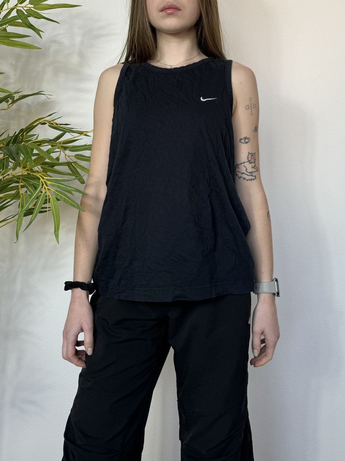 Nike 1990s NIKE MINI SWOOSH TANK TOP TEE Size US M / EU 48-50 / 2 - 6 Thumbnail