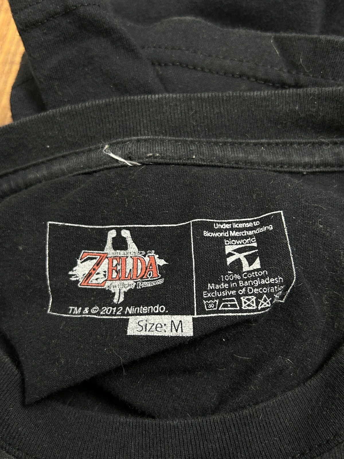 Nintendo Nintendo Legend Of Zelda 2012 Link Licensed T-Shirt Black Size US S / EU 44-46 / 1 - 6 Thumbnail