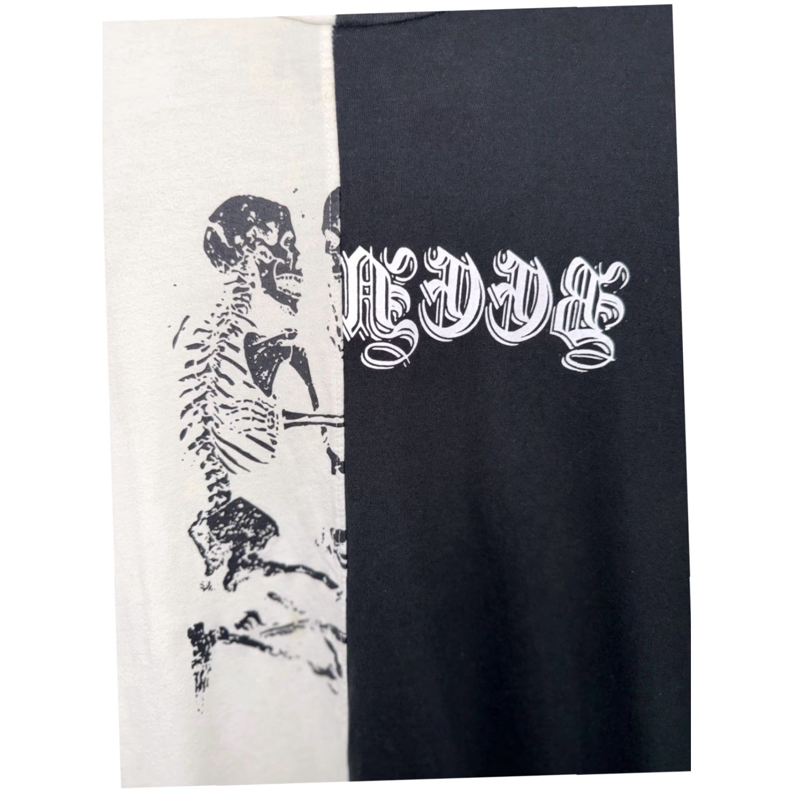 Been Trill BEEN TRILL Virgil Abloh Skeleton Split T Shirt XL Men Black RARE Size US XL / EU 56 / 4 - 3 Thumbnail