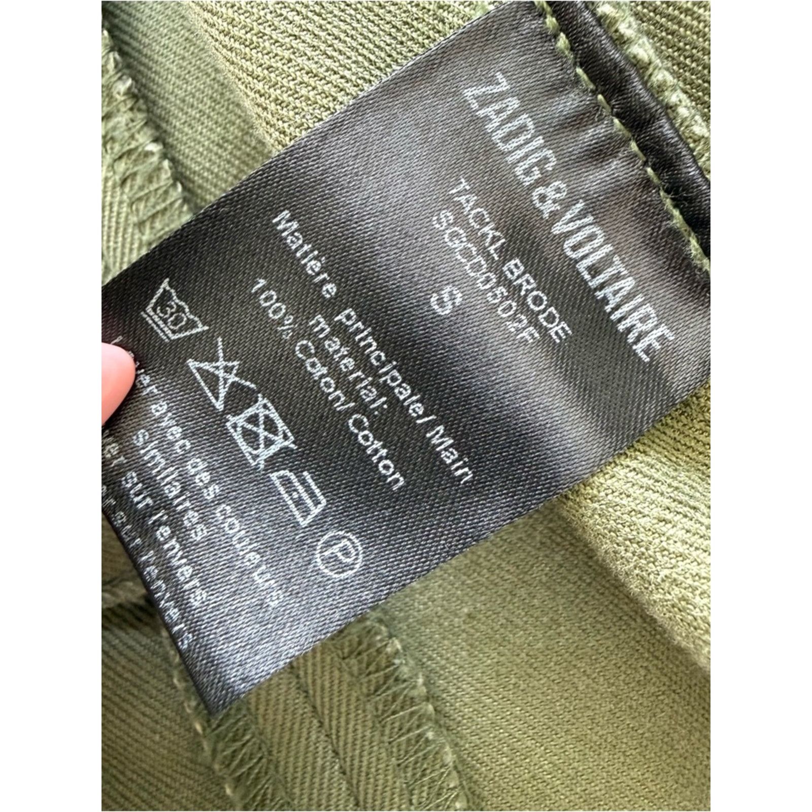 Zadig & Voltaire Zadig and Voltaire military style parka/jacket size S Size S / US 4 / IT 40 - 10 Thumbnail