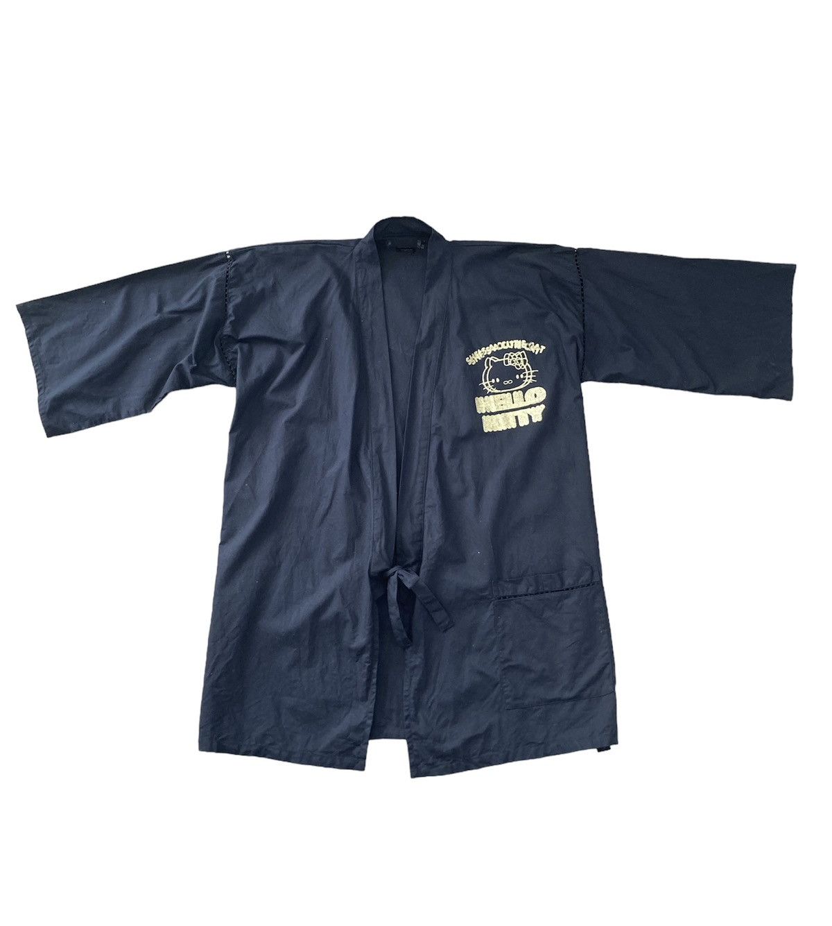 Japanese Brand Rare Vintage Hello Kitty Big Logo Kimono Hanten Size US S / EU 44-46 / 1 - 2 Thumbnail