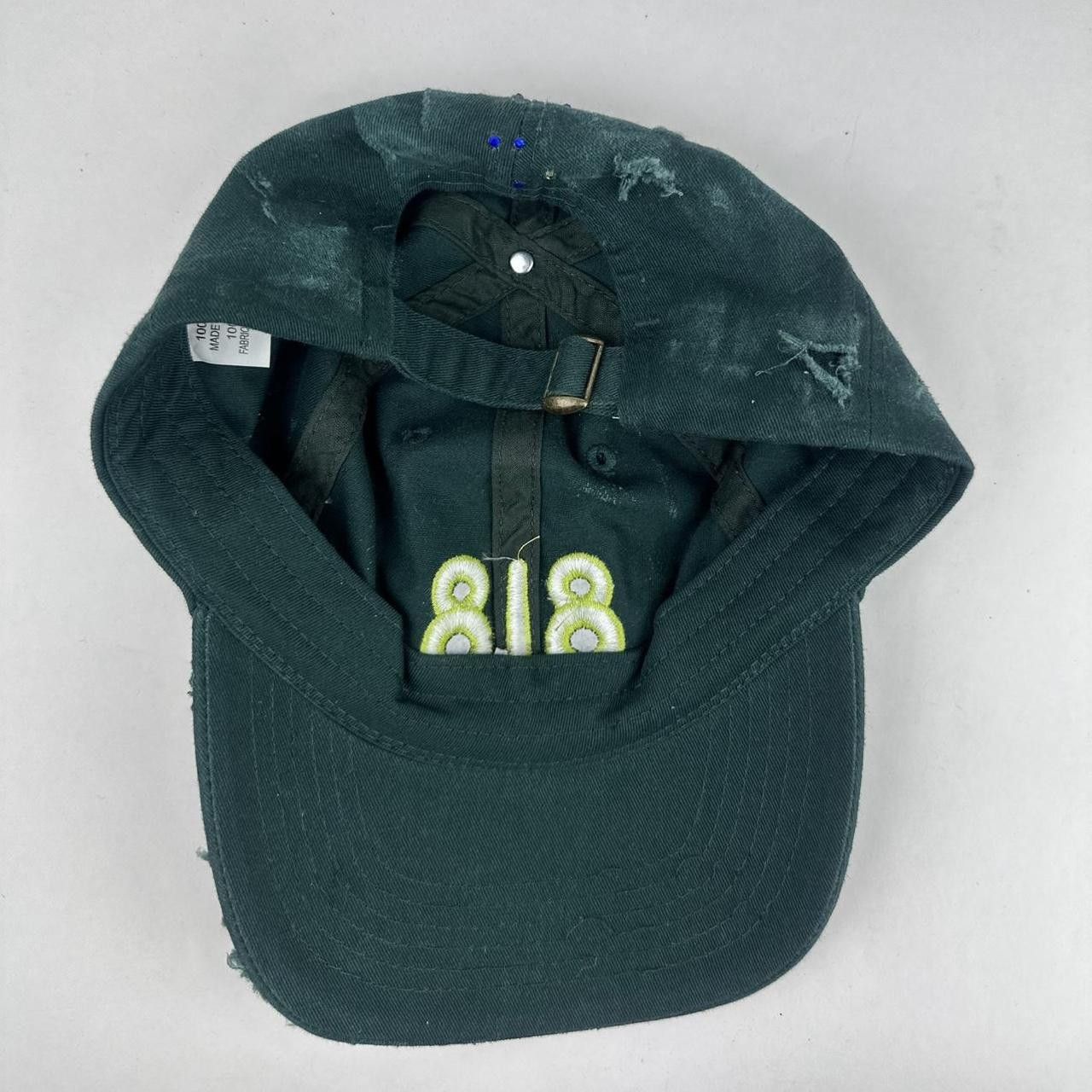 Other ASTROBOI* '818' Green Rhinestone Resin Hat Size ONE SIZE - 6 Thumbnail