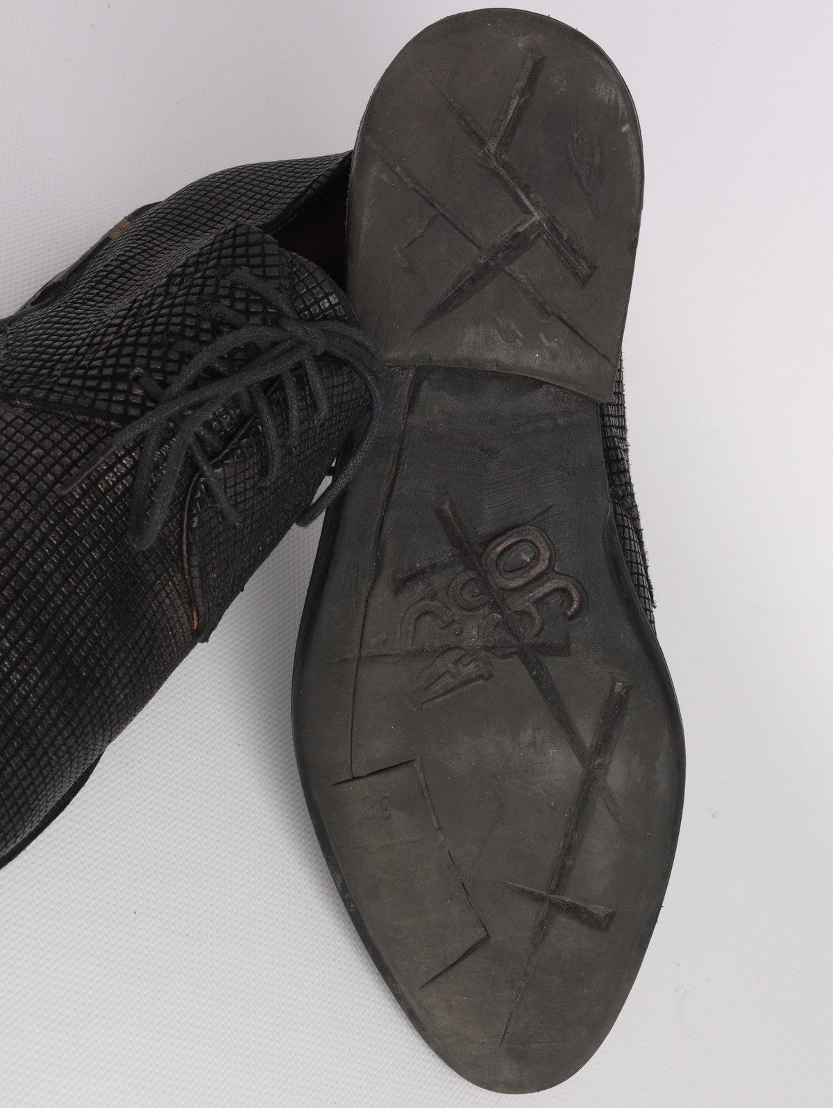 A.S.98 A.S.98 Airstep AS 98 Low Derby Shoes Oxford Casual Black Size US 8 / IT 38 - 12 Thumbnail