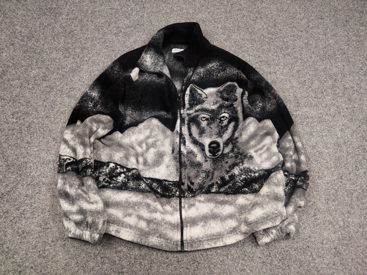 Hysteric Glamour Vintage Supreme Style Woolf Art Fleece Zip Light Jacket Y2K Size US M / EU 48-50 / 2 - 2 Thumbnail