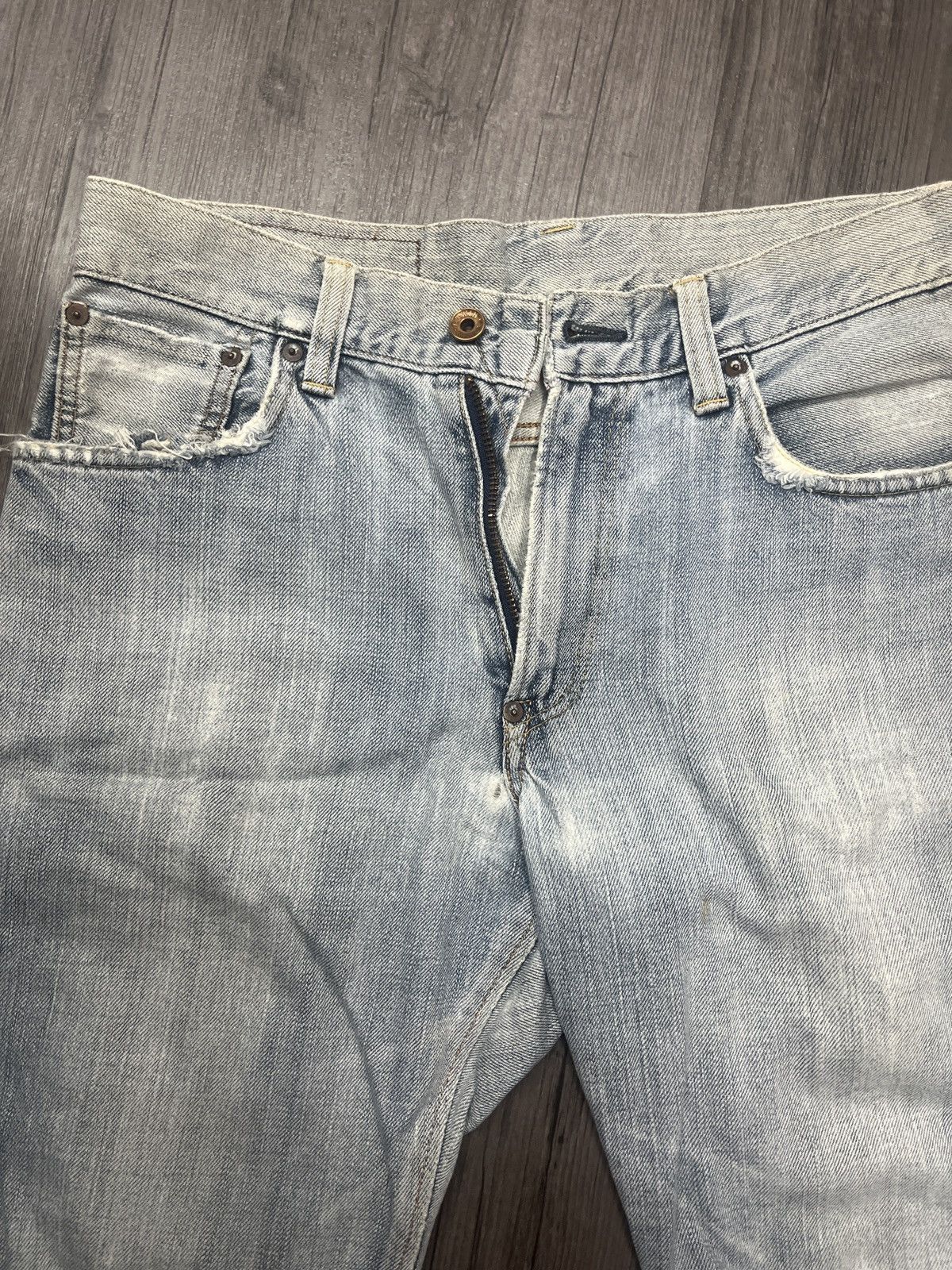 Edwin EDWIN VINTAGE BAGGY LIGHT GREY WASH JEANS Size US 30 / EU 46 - 4 Thumbnail