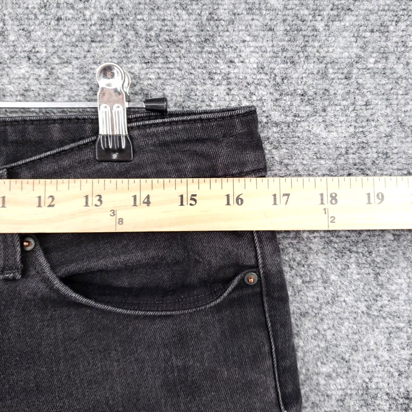 Levi's Levi's Jeans Womens Skinny Leg Dark Wash Black Denim 30 Modern Rise Size 30" / US 8 / IT 44 - 7 Thumbnail