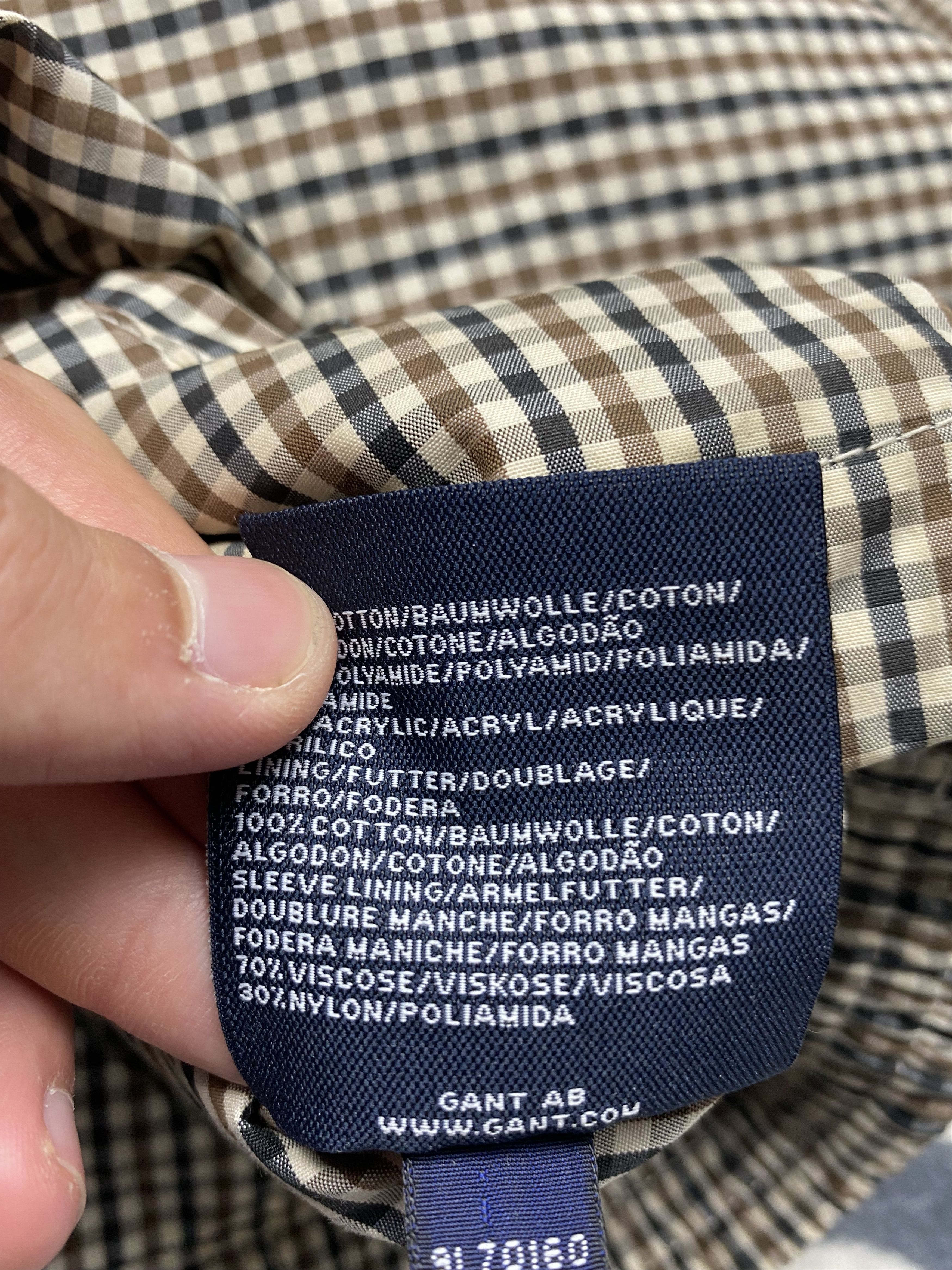 Gant Gant Vintage Mens Jacket Y2K Size US L / EU 52-54 / 3 - 6 Thumbnail