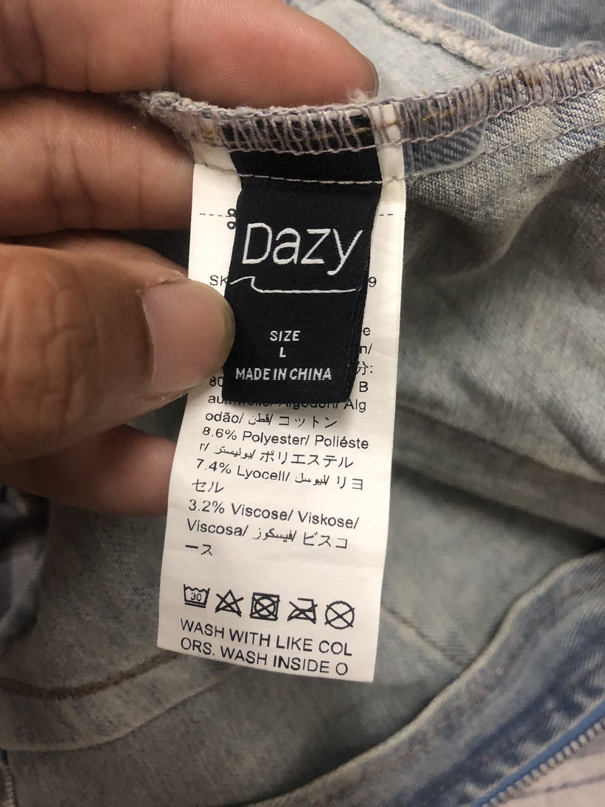 Japanese Brand Dazy halter top denim sexy girl Size S / US 4 / IT 40 - 6 Thumbnail