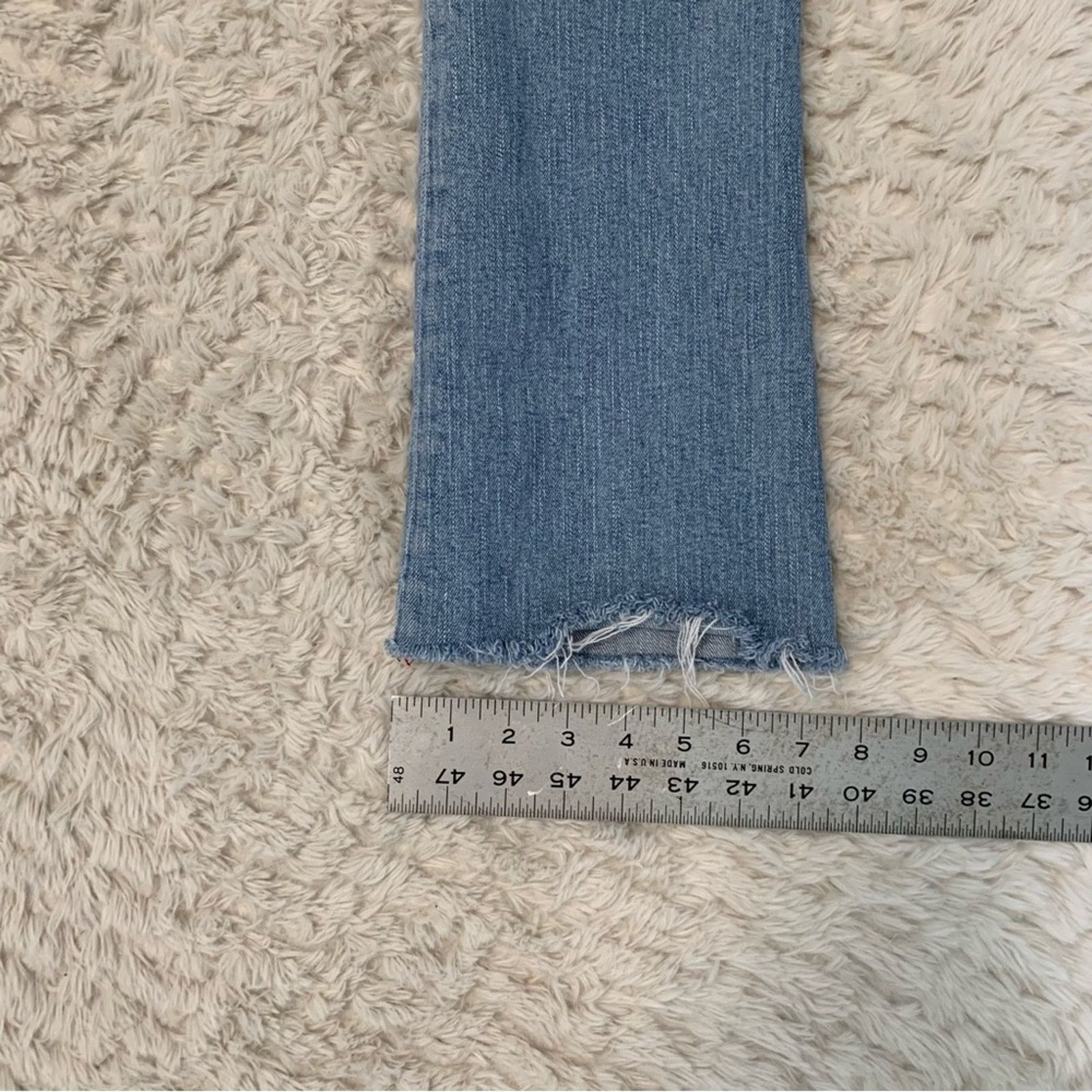 Bebe Vintage 2000s Bebe Low Rise Bootcut Blue Jeans Y2K Size 26" / US 2 / IT 38 - 8 Thumbnail