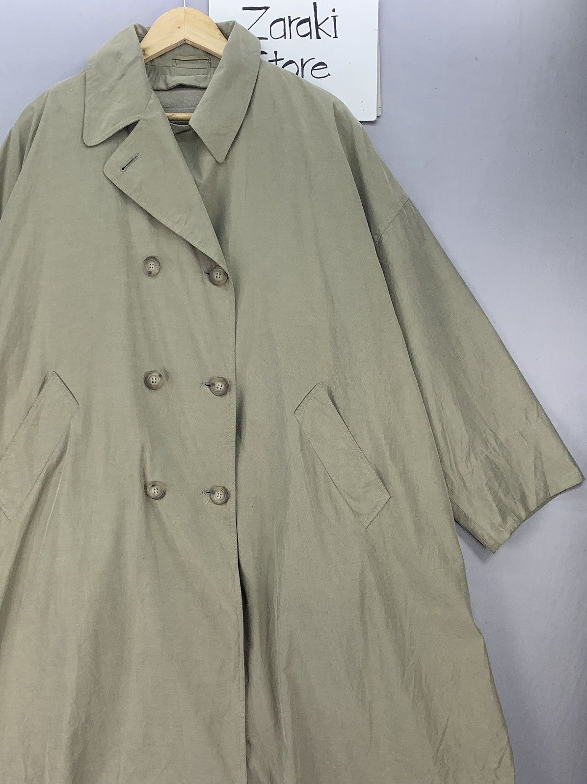 Max Mara Vintage Max Mara Italy Double Breasted Trench Coat Jacket Size XL / US 12-14 / IT 48-50 - 6 Thumbnail