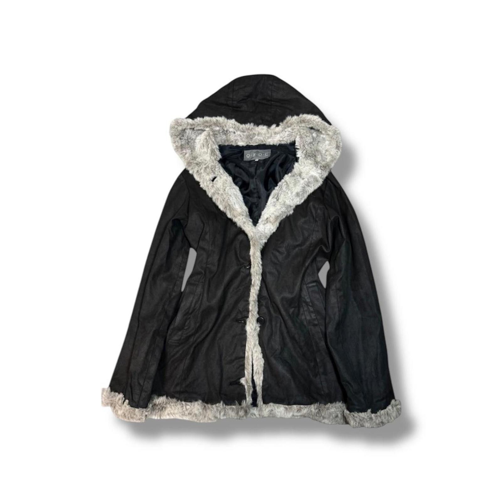 Other Leather with fur whimsy goth penny lane style coat jacket Size XS / US 0-2 / IT 36-38 - 1 Thumbnail
