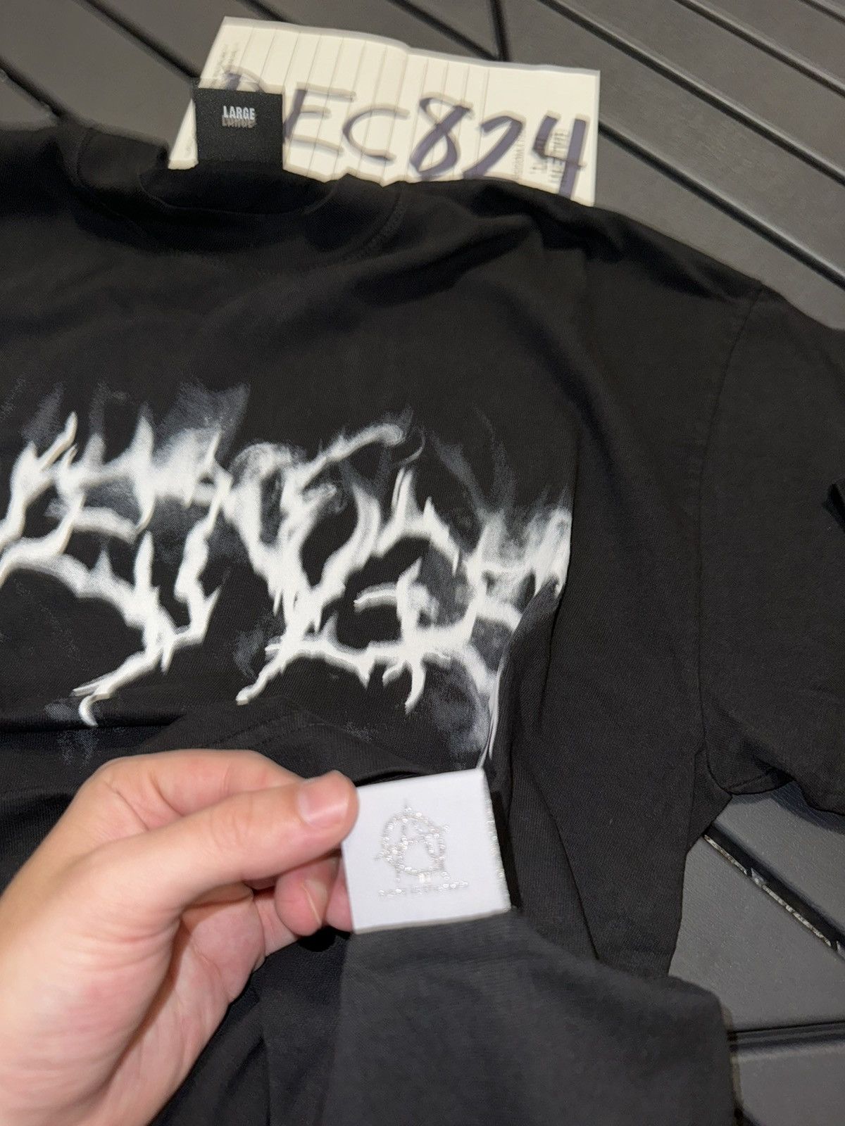 Revenge Revenge Smoke Lightning Logo Tee Size US L / EU 52-54 / 3 - 7 Thumbnail