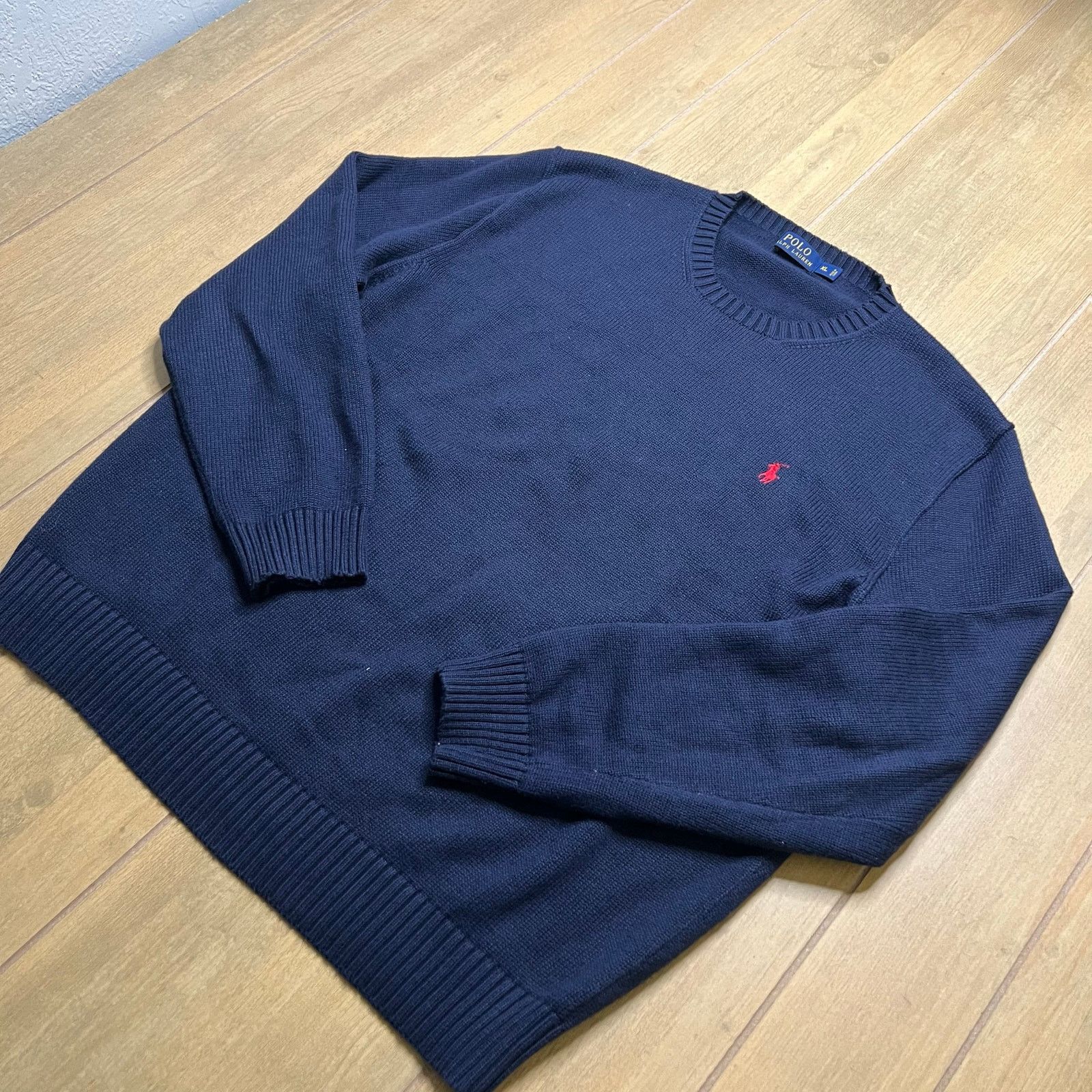 Polo Ralph Lauren Vintage Navy blue Polo by Ralph Lauren sweater Sz XL Y2K Size US XL / EU 56 / 4 - 9 Thumbnail