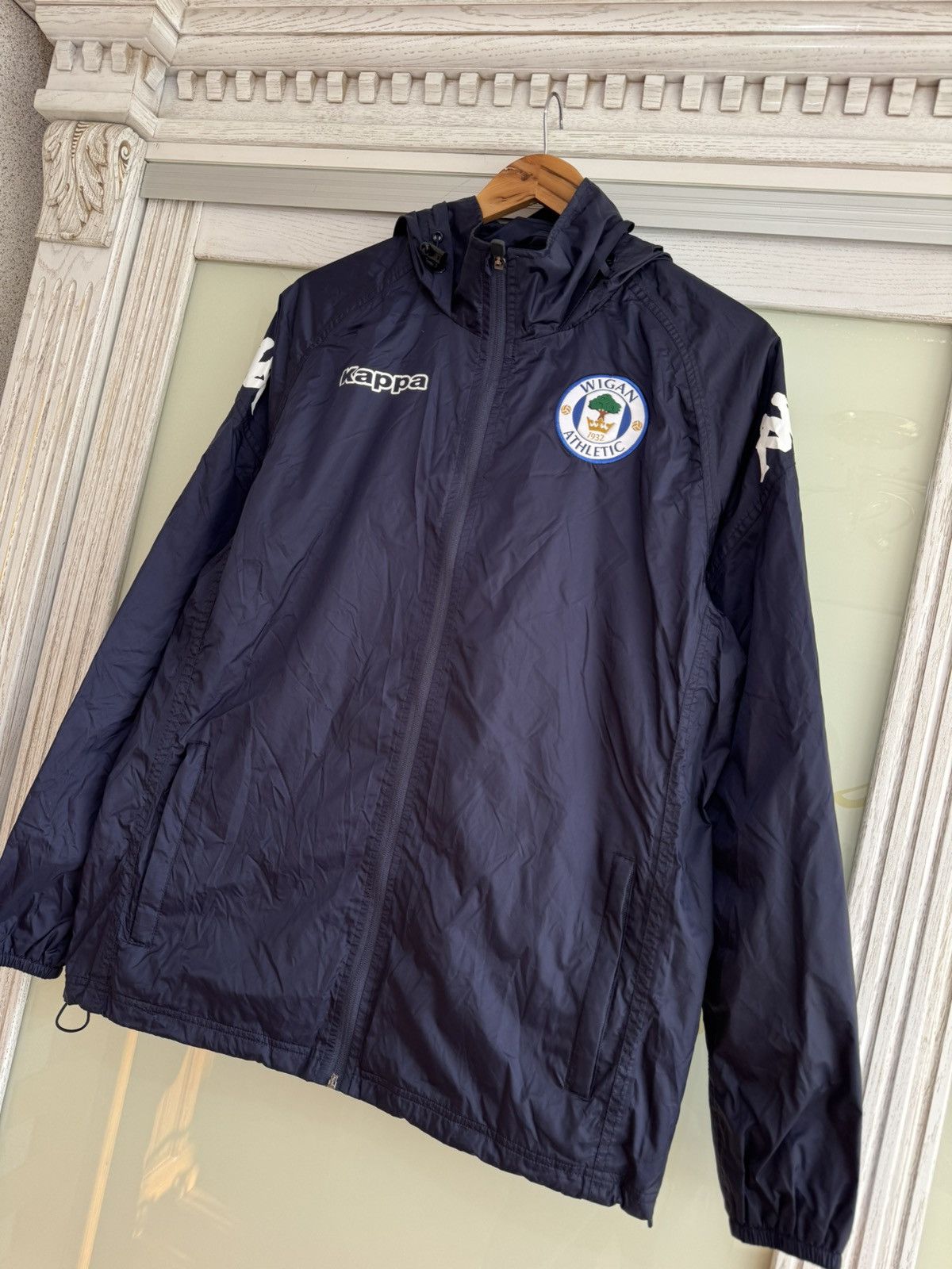 Kappa Wigan Athletic 2017-2018 Soccer Track Jacket Football Jersey Size US M / EU 48-50 / 2 - 3 Thumbnail