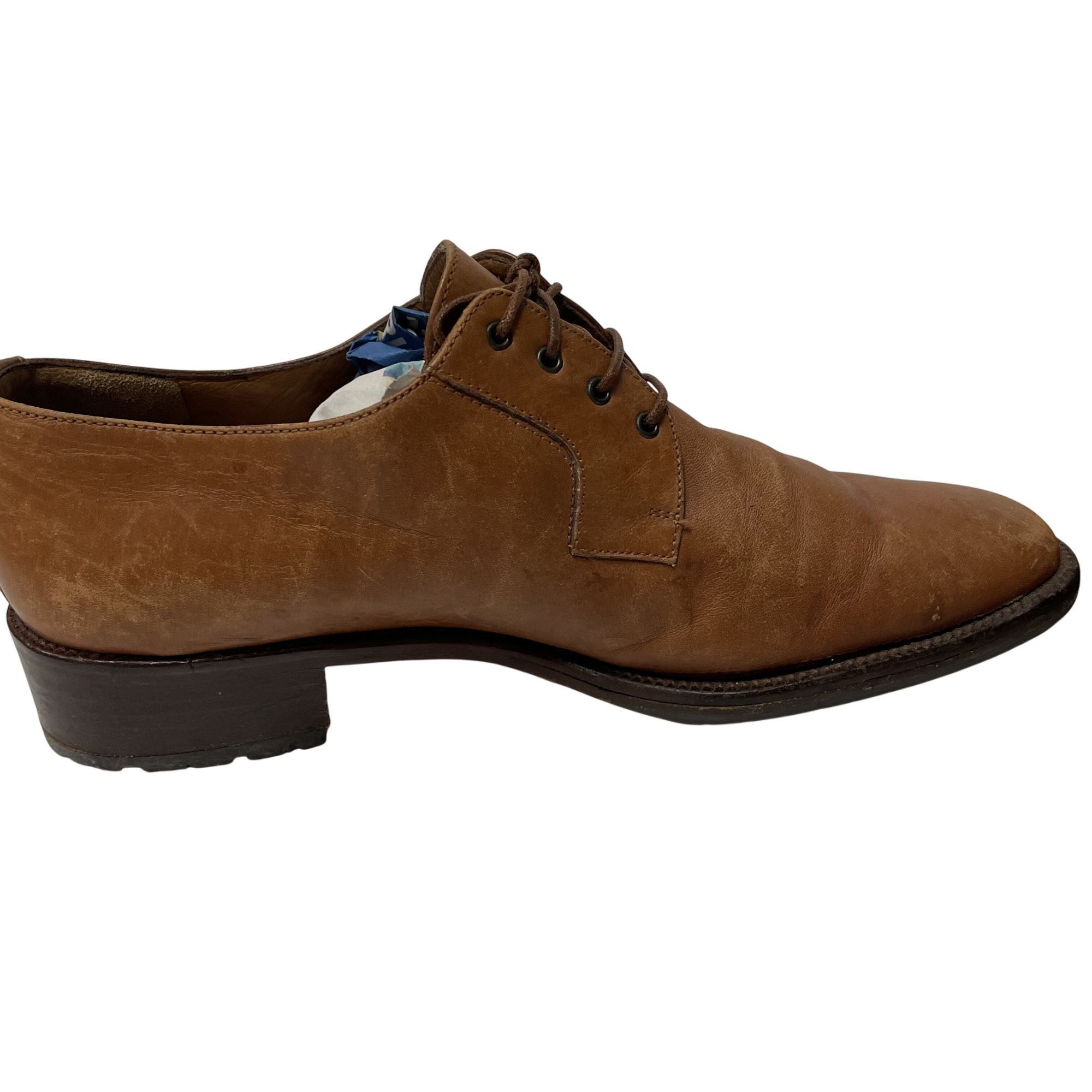 Coach Vtg 80's Style COACH Leather CAREER Shoe CLASSIC Oxfords Size US 7.5 / IT 37.5 - 11 Thumbnail