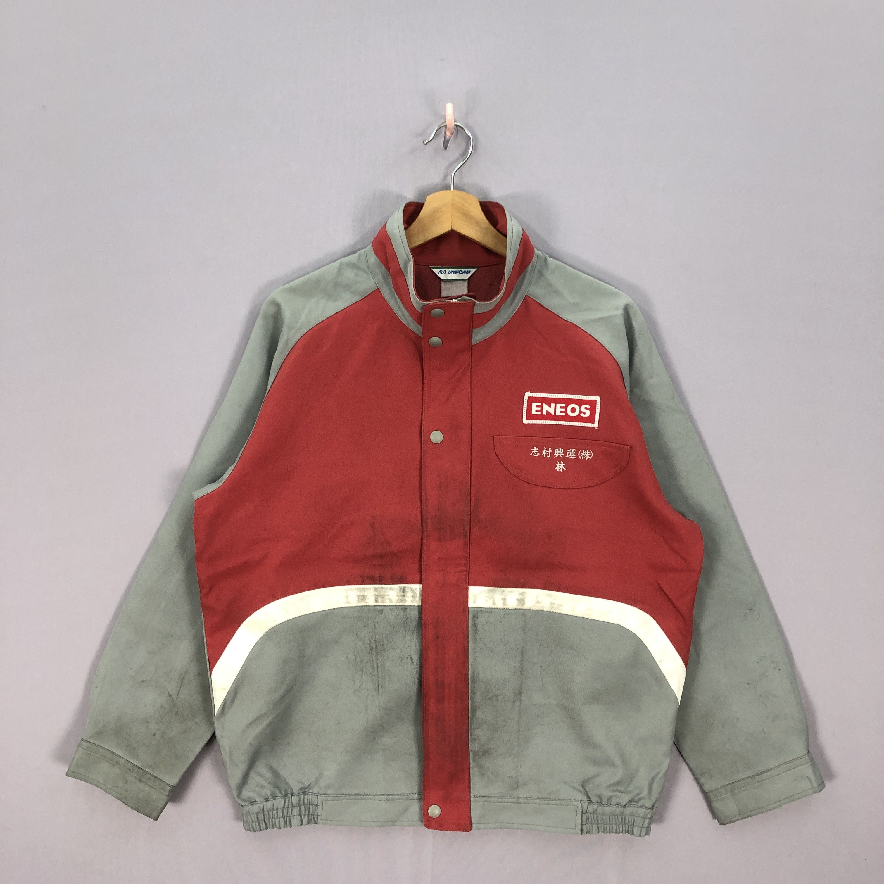 Vintage Vintage Eneos Motorsport Workwear Racing Jackets Size US M / EU 48-50 / 2 - 1 Thumbnail