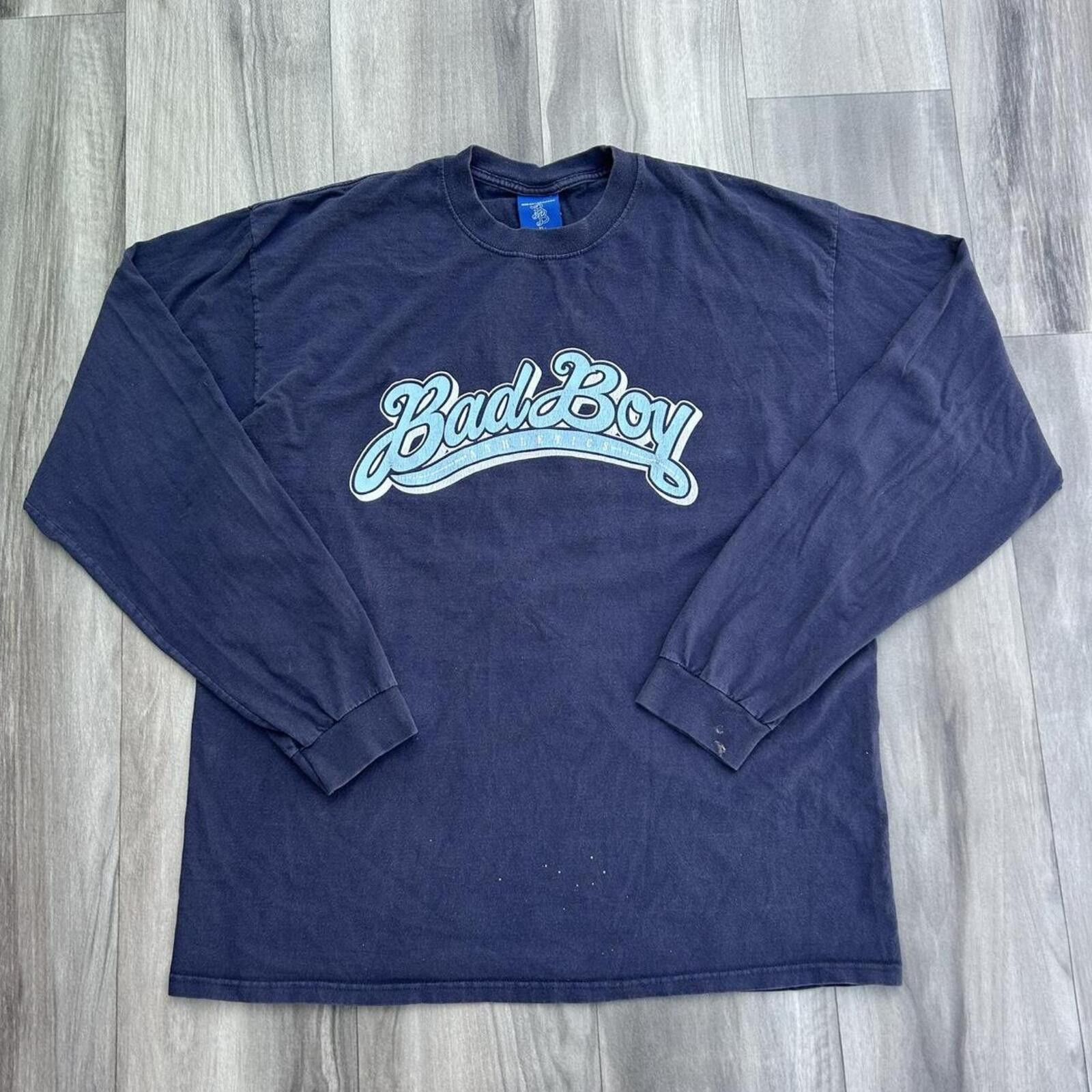 Other Vintage y2k Bad Boy Athletics Blue Long Sleeve T shirt XL Size US XL / EU 56 / 4 - 1 Thumbnail