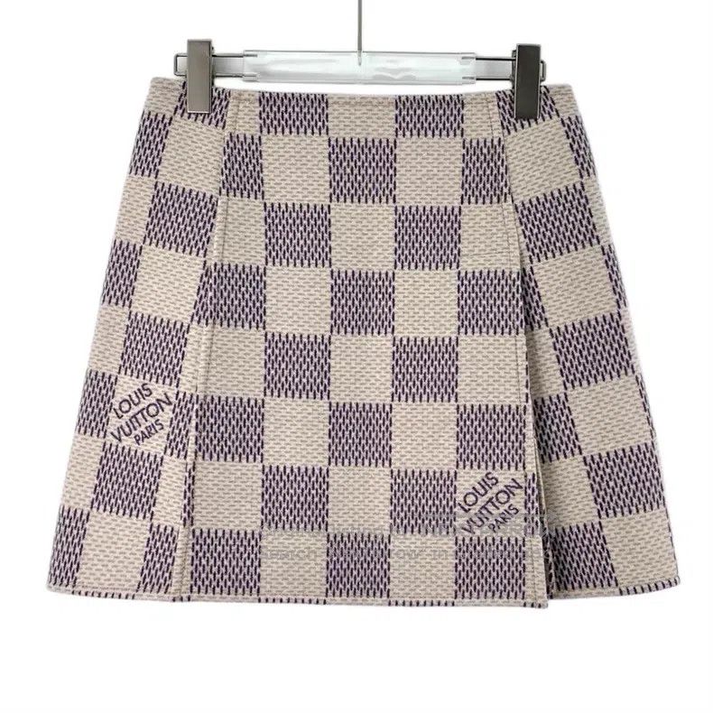 Louis Vuitton Louis Vuitton 22 Colorblock Checkerboard Wool Casual Denim Size 35" - 1 Thumbnail