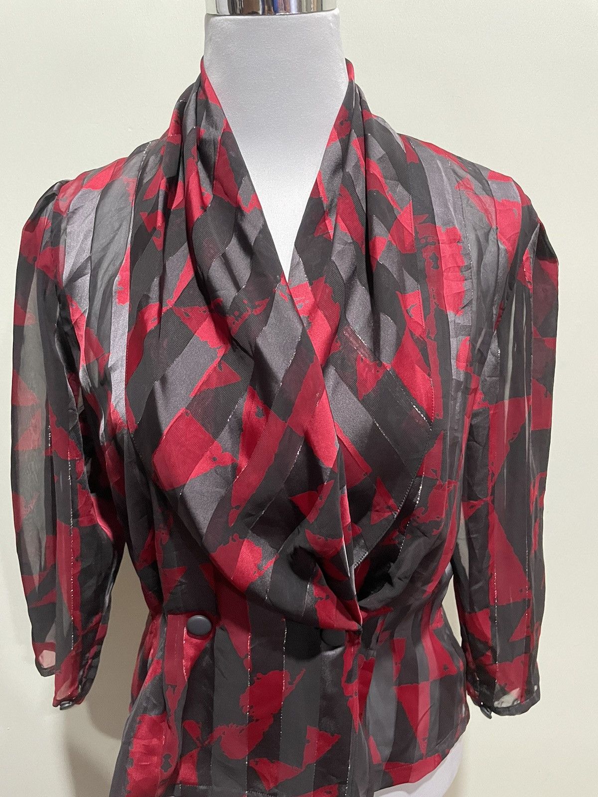 Pierre Balmain Pierre Balmain Double Breasted Blouse Size ONE SIZE - 3 Thumbnail