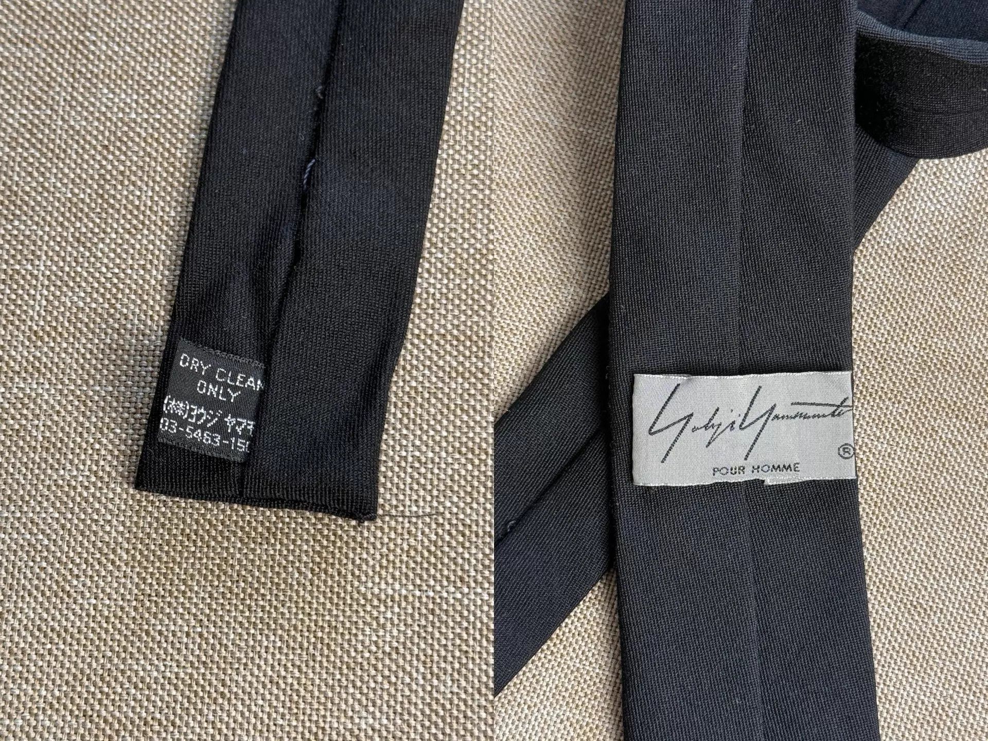 Yohji Yamamoto Yohji Yamamoto 19AW Low Flying Tie Size ONE SIZE - 3 Thumbnail