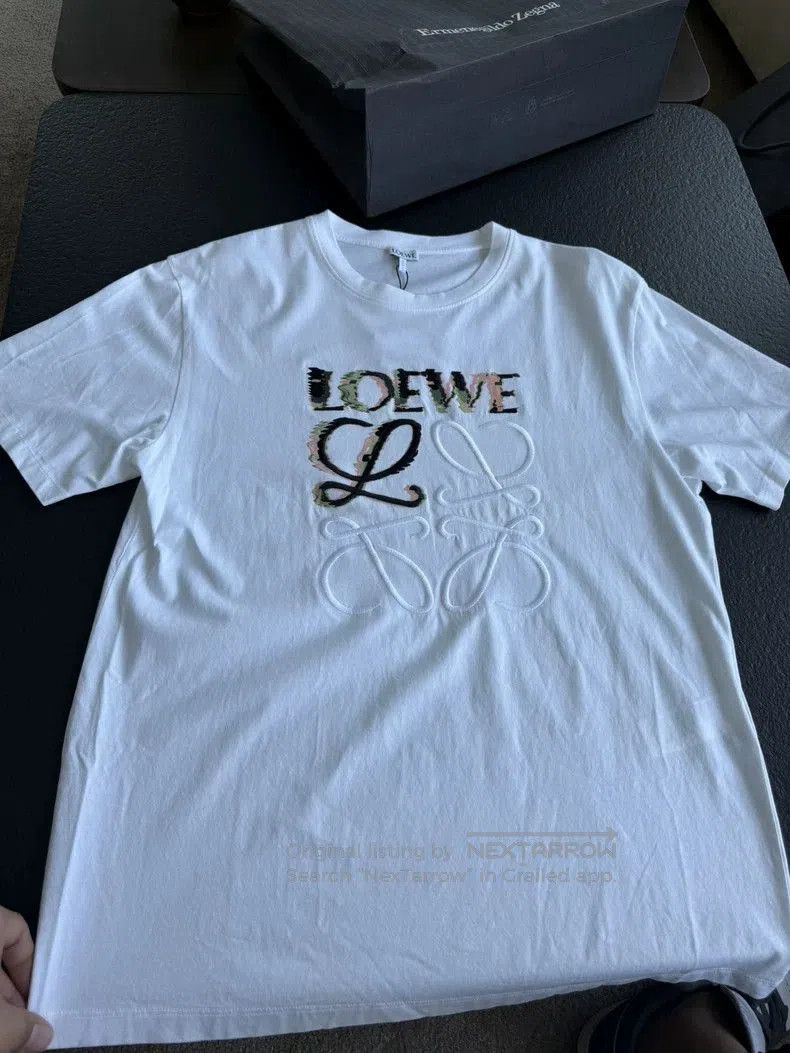 Loewe White Short Sleeve T.