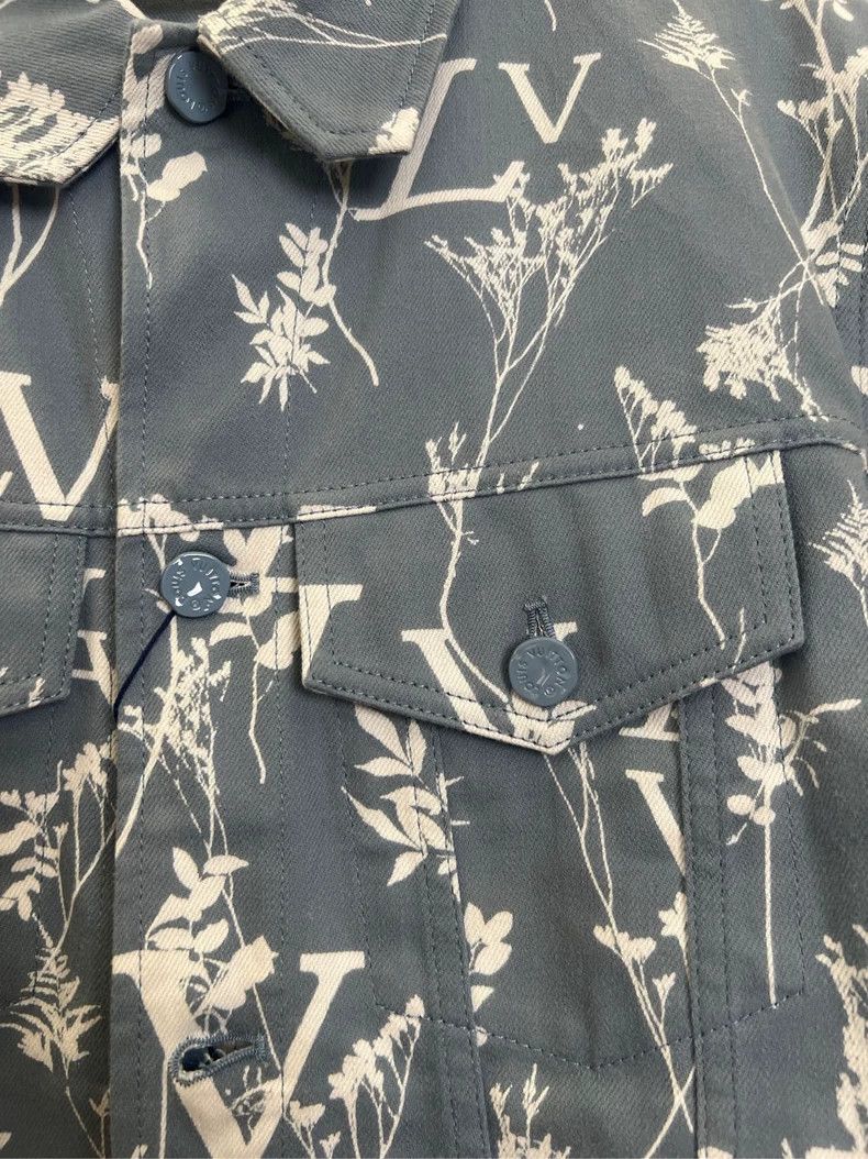 Louis Vuitton Louis Vuitton Plant monogrammed denim jacket Size US L / EU 52-54 / 3 - 4 Thumbnail