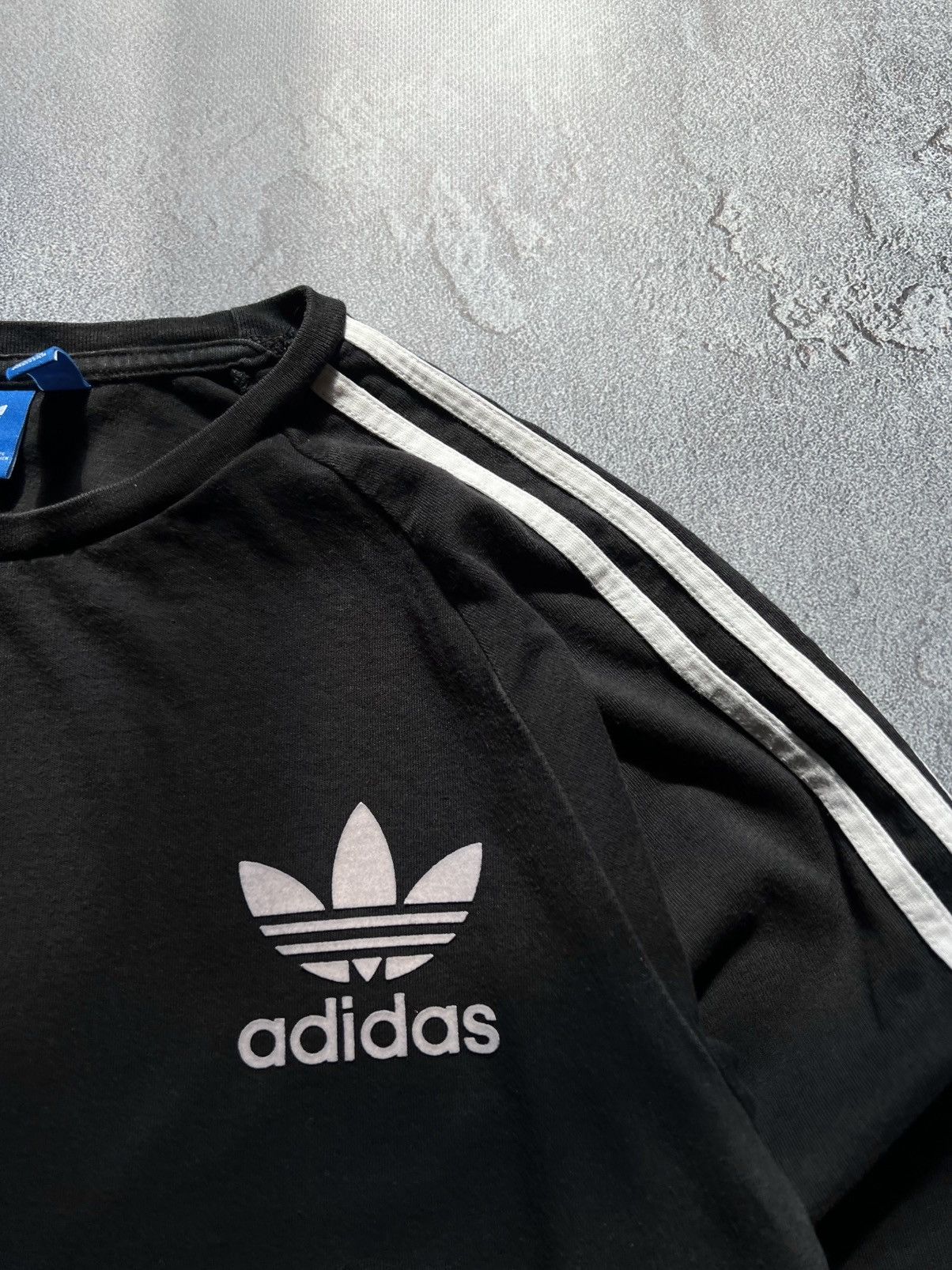Adidas Vintage Adidas Long Sleeve Side Stripe Lampas Big Logo M Size US M / EU 48-50 / 2 - 3 Thumbnail