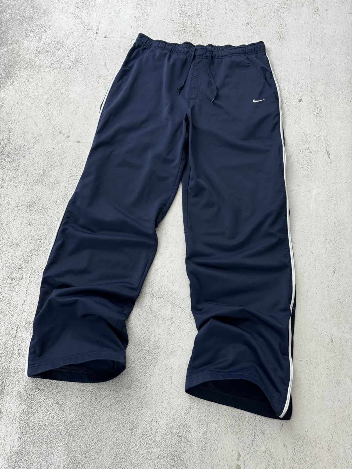 Vintage Nike Vintage Swoosh Y2K Blue Pants Size US 36 / EU 52 - 4 Thumbnail