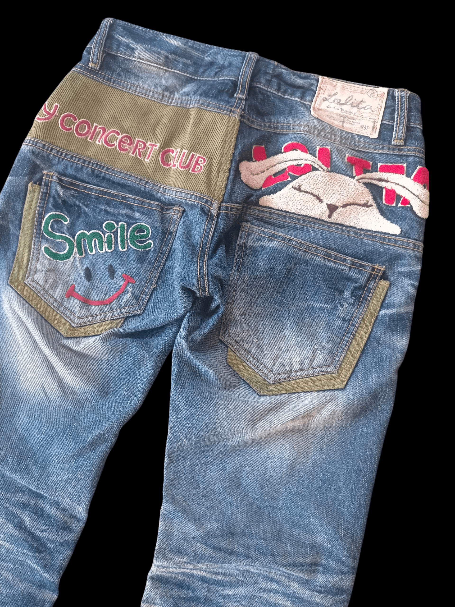 Tornado Mart 🔥90s Rare Yoshimoto nara x Lolita Rare jeans Size US 30 / EU 46 - 1 Thumbnail