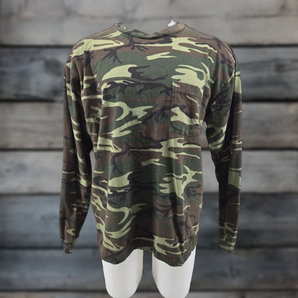 Vintage VINTAGE RedHead Camo Shirt Mens 2XL Woodland Long Sleeve Shirt Mens 2XL Woodland Long Sleeve Size US XXL / EU 58 / 5 - 1 Thumbnail