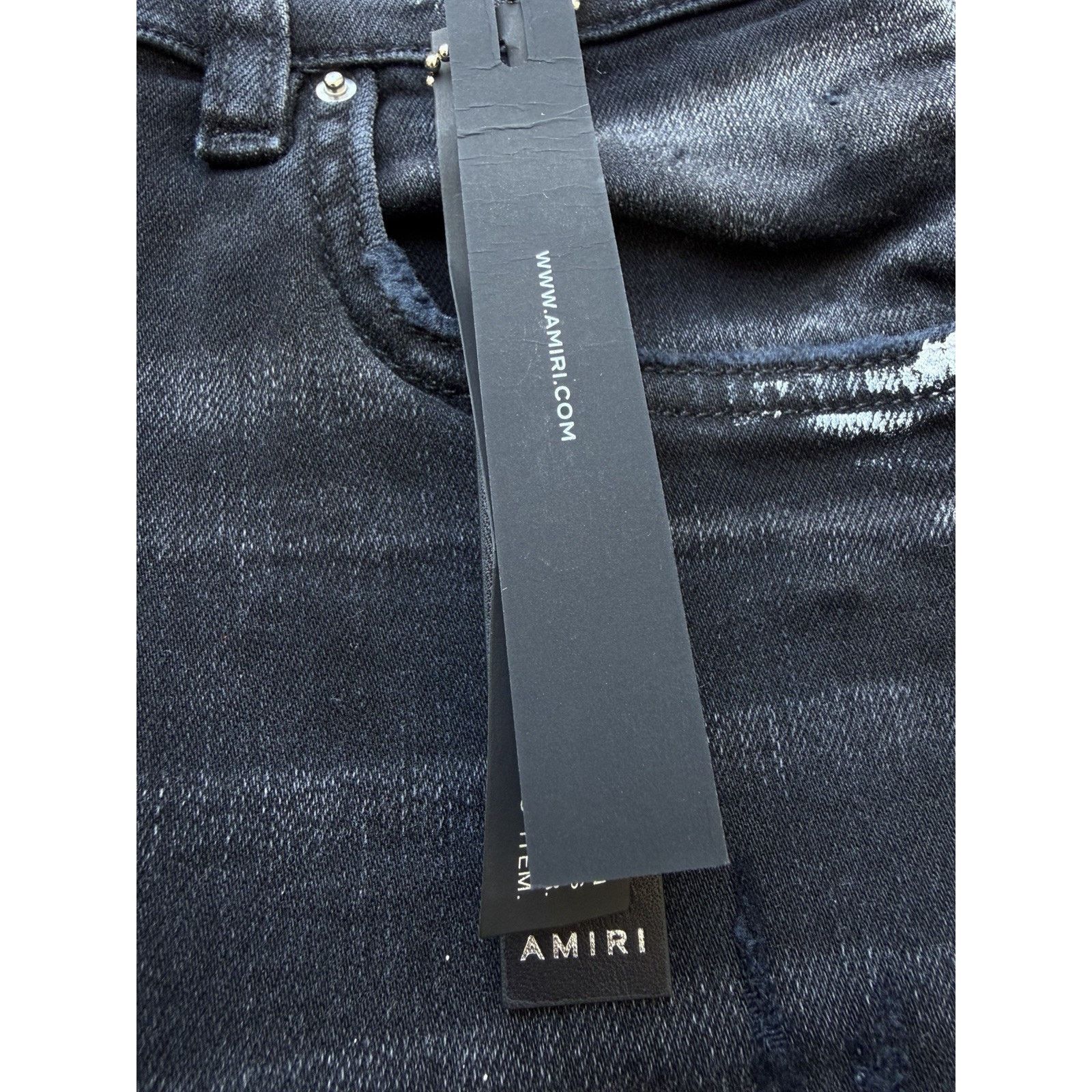 Amiri Size 31 - Amiri Aged Black MA Drip Jeans NEW/RETAIL $1,290 Size US 31 - 4 Thumbnail