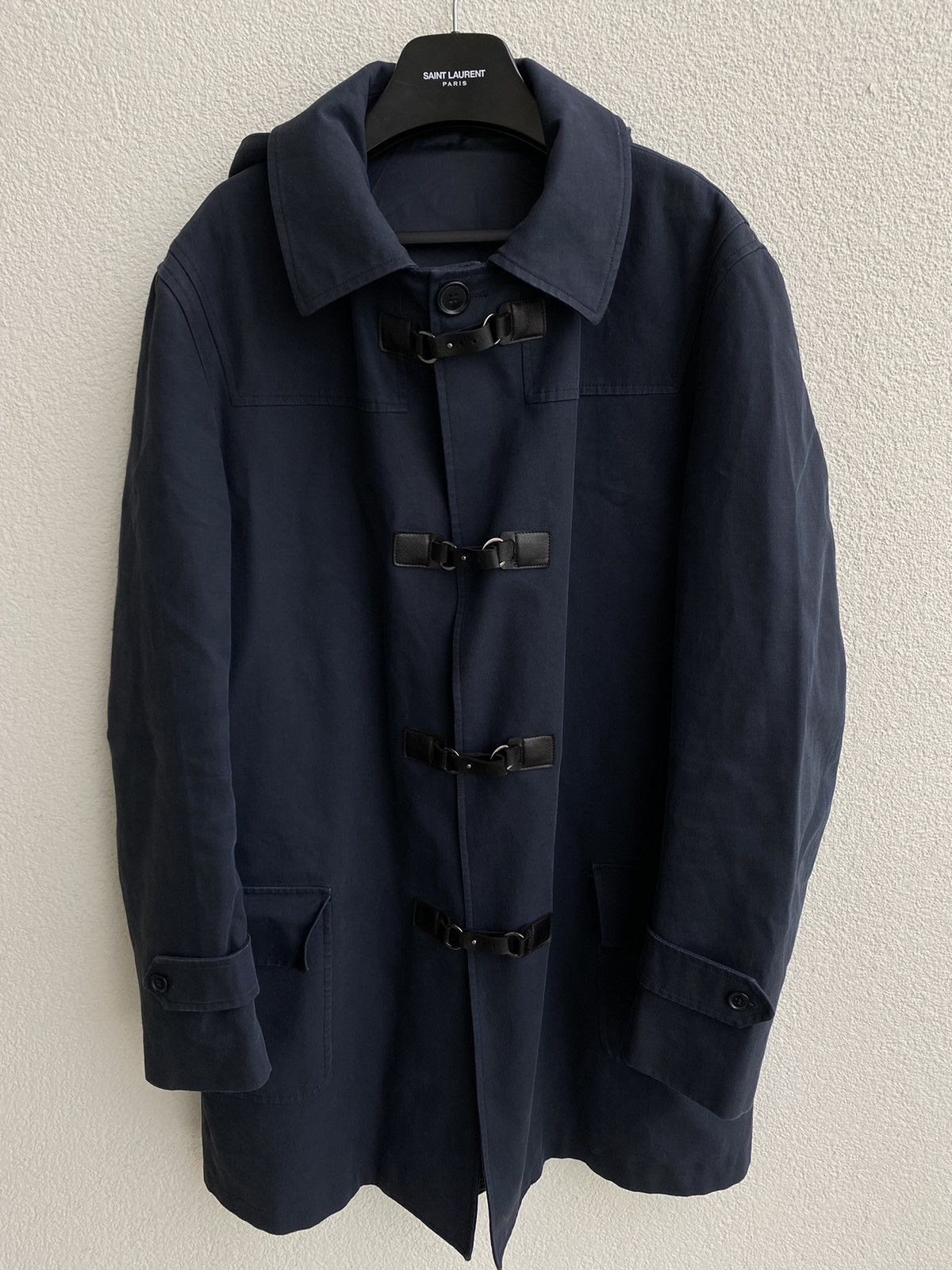 Yves Saint Laurent Autumn YSL Jacket Coat Long Bomber Vintage Windbreaker Size US L / EU 52-54 / 3 - 12 Thumbnail