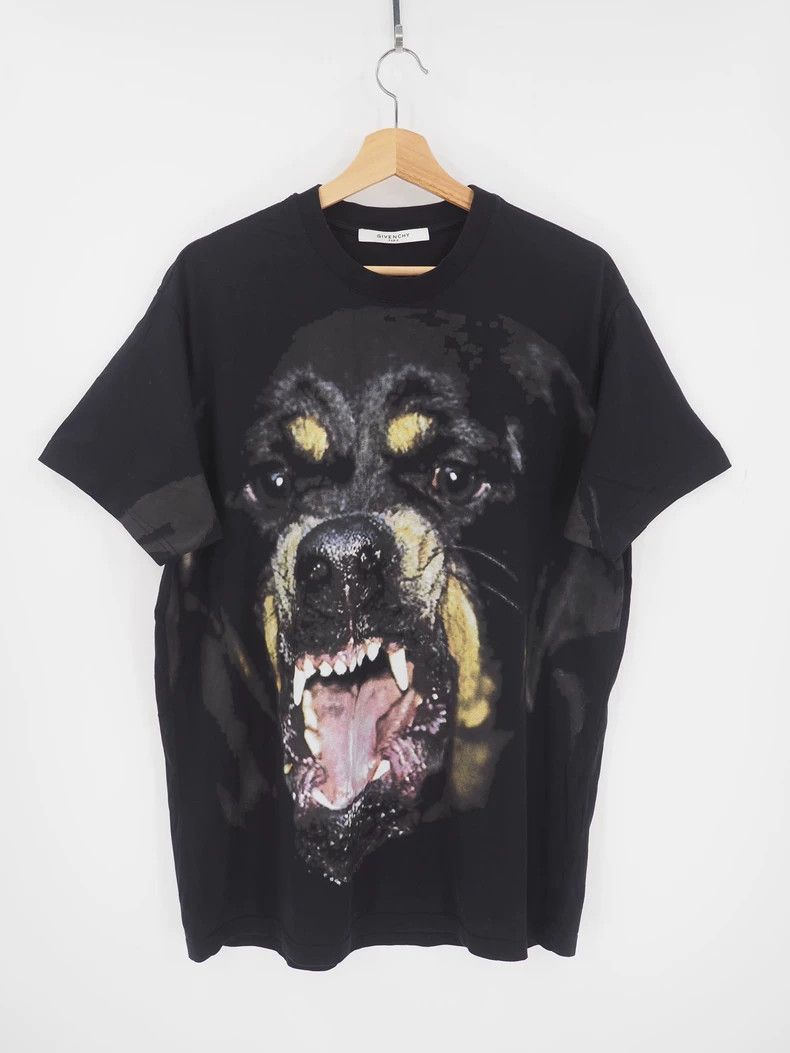 Givenchy Givenchy SS18 Black Dog Head Short Sleeves Size US XS / EU 42 / 0 - 1 Thumbnail