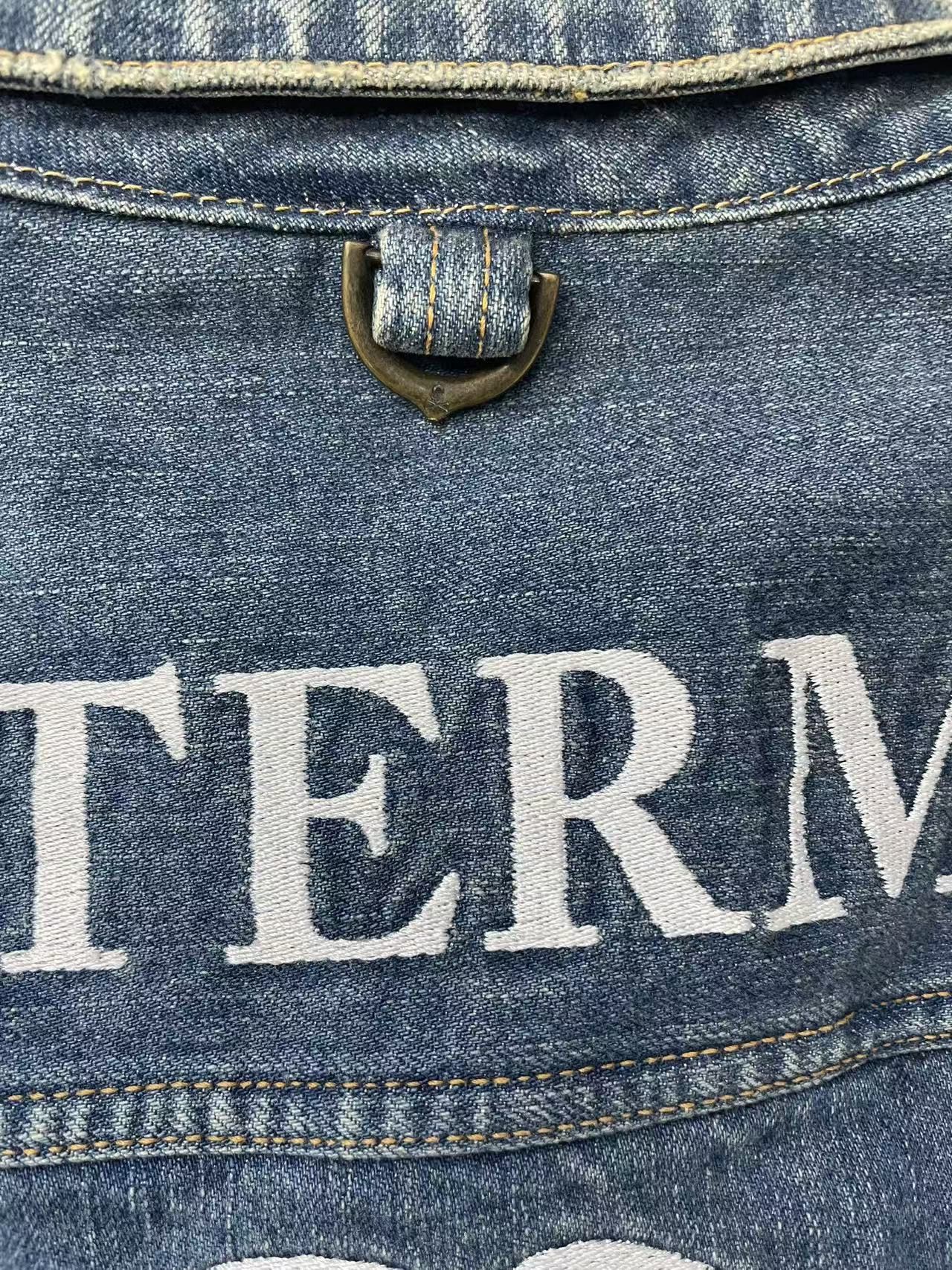 Mastermind Japan Mastermind Japan Skull Logo Denim Jacket Size US L / EU 52-54 / 3 - 13 Thumbnail