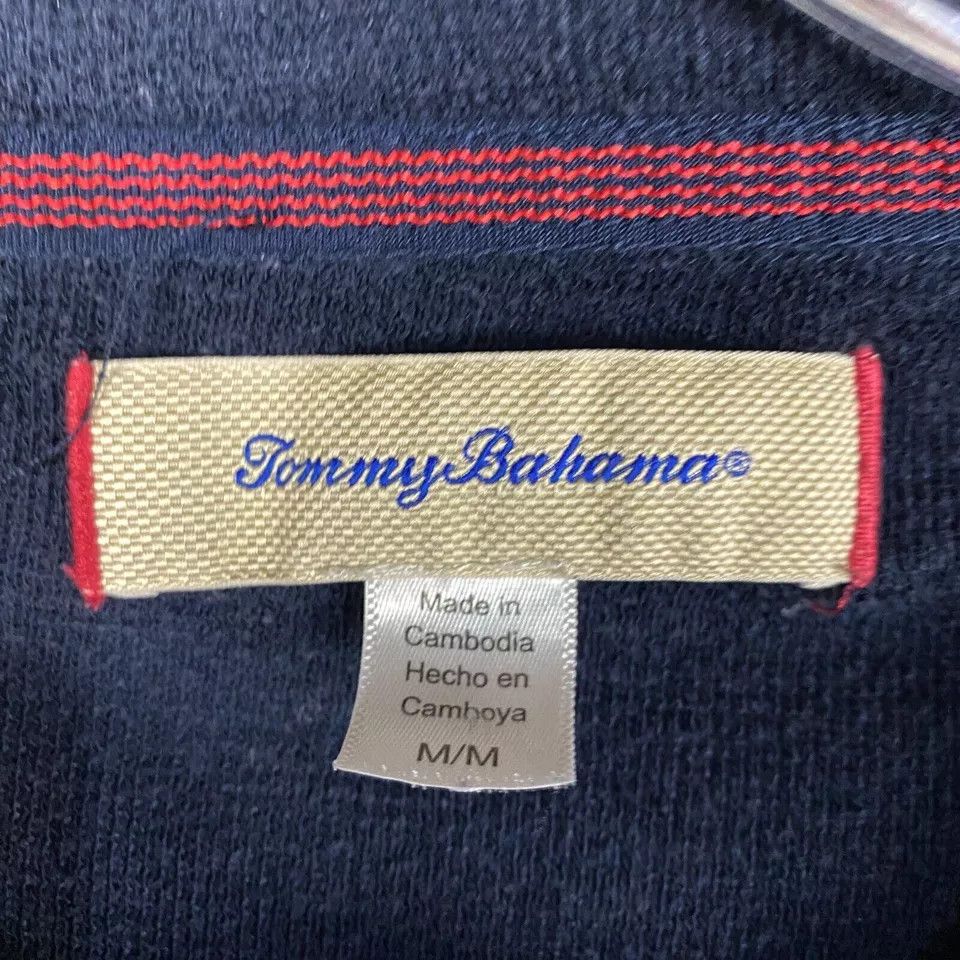 Tommy Bahama Tommy Bahama Long Sleeve Shirt Men's Medium Blue Adults M Size US M / EU 48-50 / 2 - 3 Thumbnail