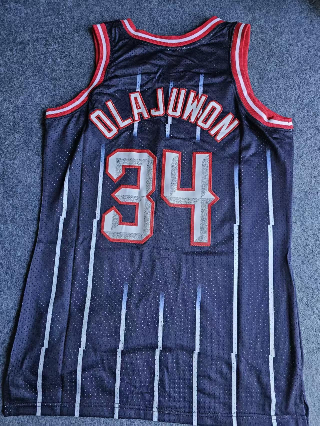 NBA 1999 97 Houston Rockets 34 Hakeem Olajuwon Jersey Size US M / EU 48-50 / 2 - 2 Thumbnail