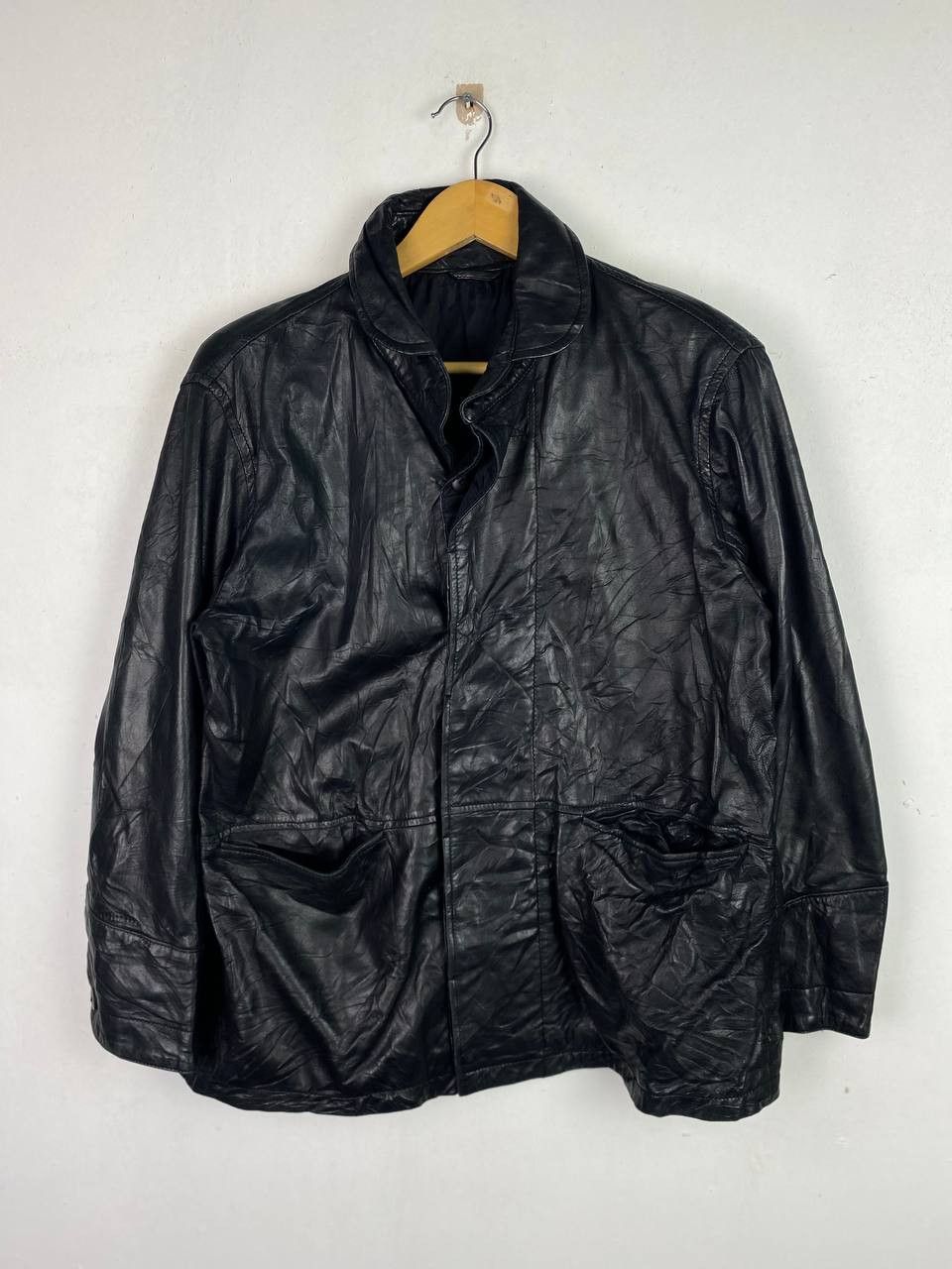 Leather vintage leather jacket very nice design Size US M / EU 48-50 / 2 - 1 Thumbnail