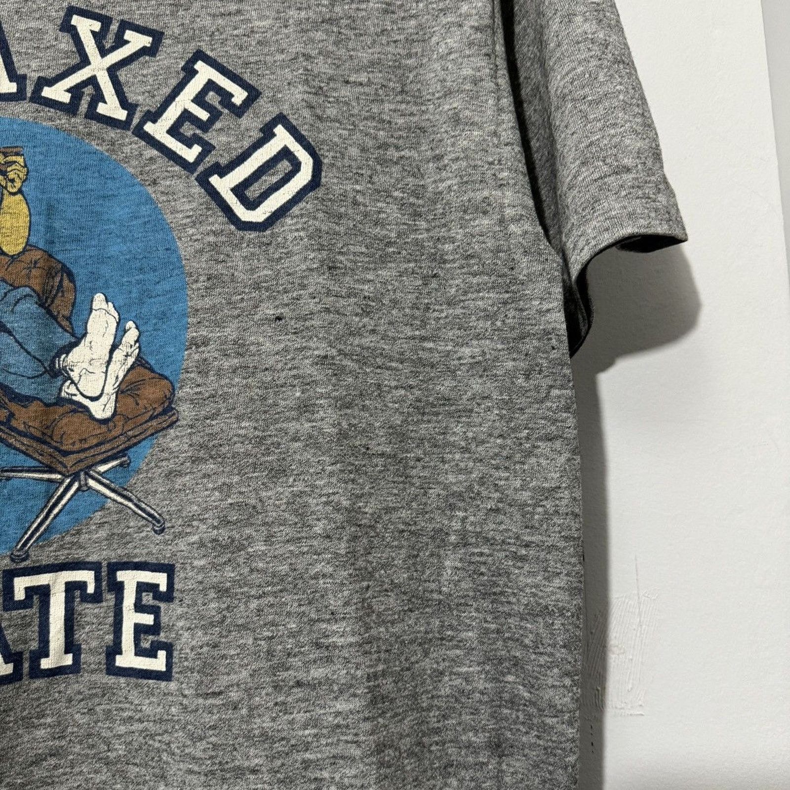 Vintage Vintage 70s 80s Relaxed State University College Smoking Tee Size US M / EU 48-50 / 2 - 7 Thumbnail