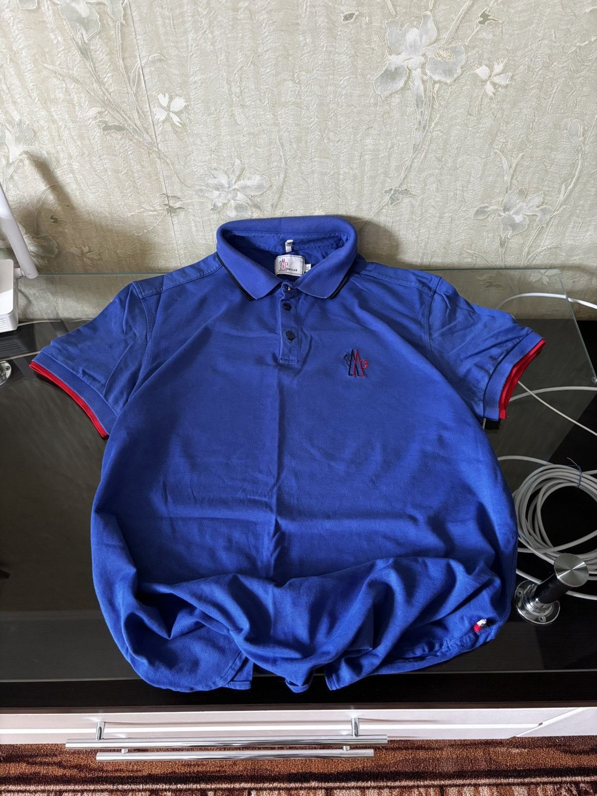 Moncler 🔥 Moncler Polo T-shirt 🔥 Size US L / EU 52-54 / 3 - 2 Thumbnail