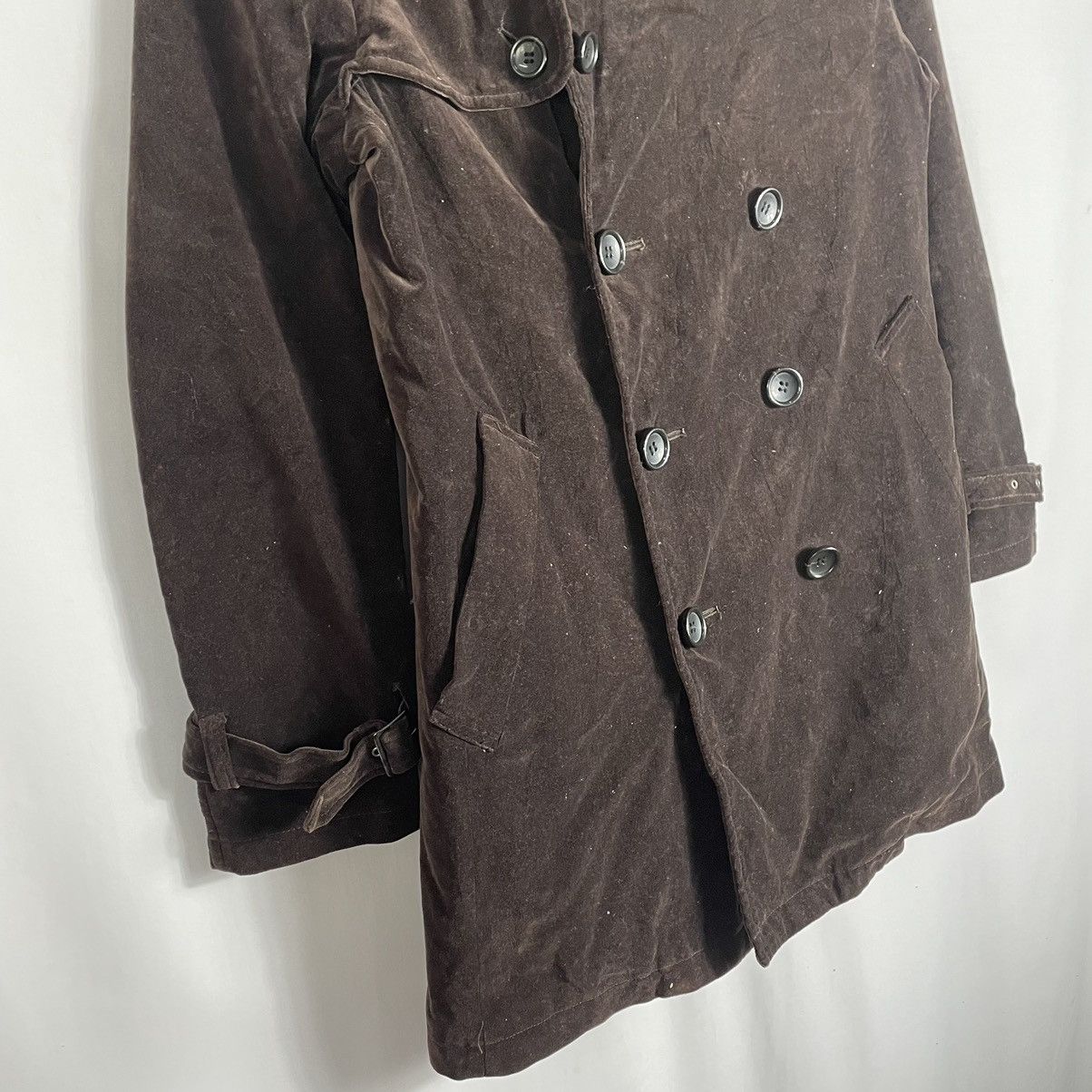 🔥Sick🔥🇯🇵PPFM Leopard Sedi Punk Styles Velvet Long Coat Jacket