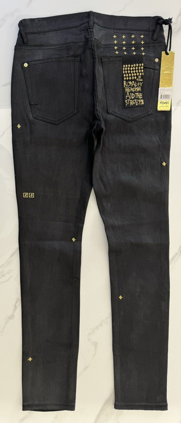 Ksubi Ksubi 23 Van Winkle Jet Black Wax Size US 32 / EU 48 - 4 Thumbnail