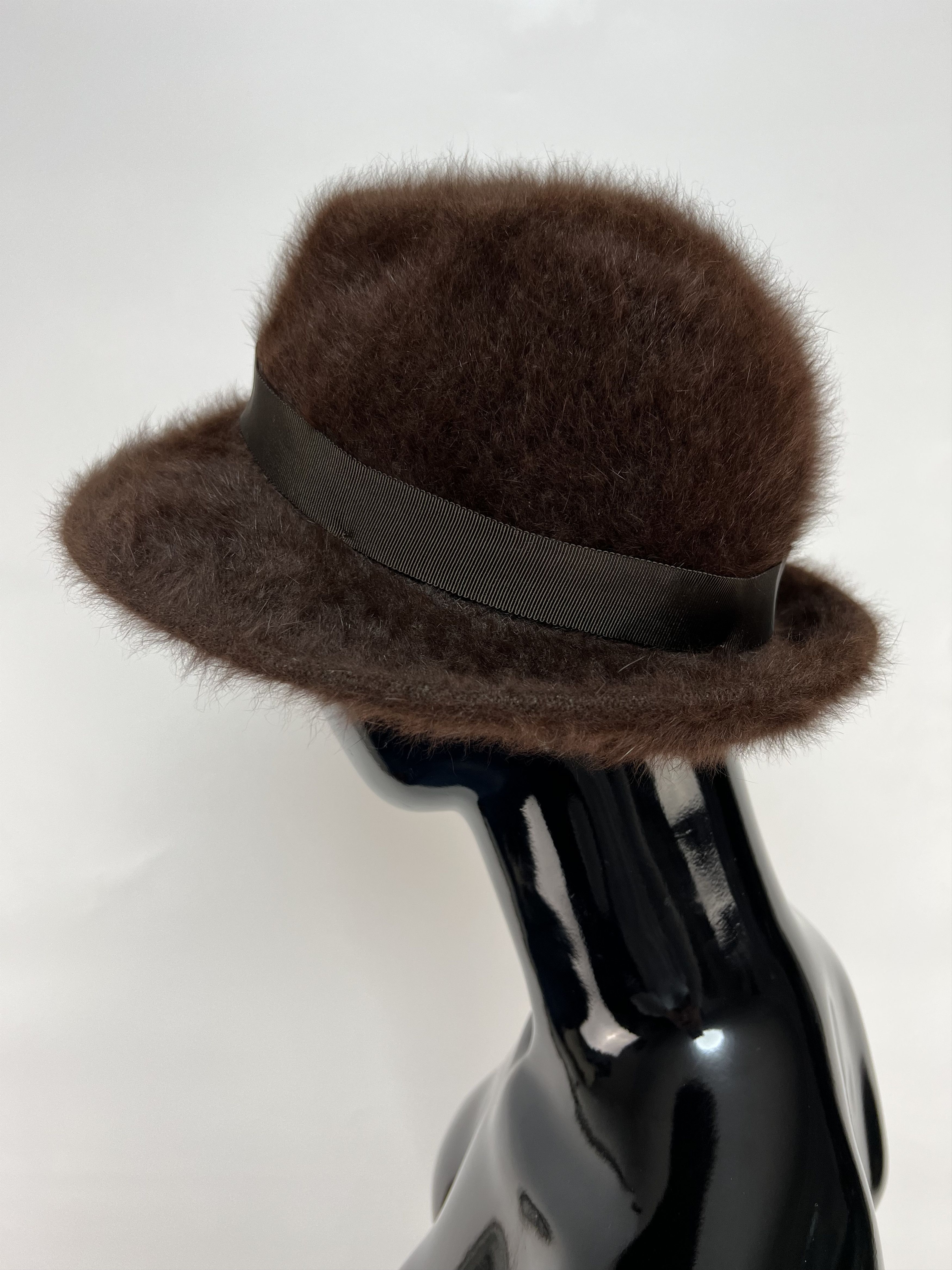 Kangol Kangol Furgora Vintage Carmel Rabbit Hair Angora Bucket Hat Size ONE SIZE - 5 Thumbnail