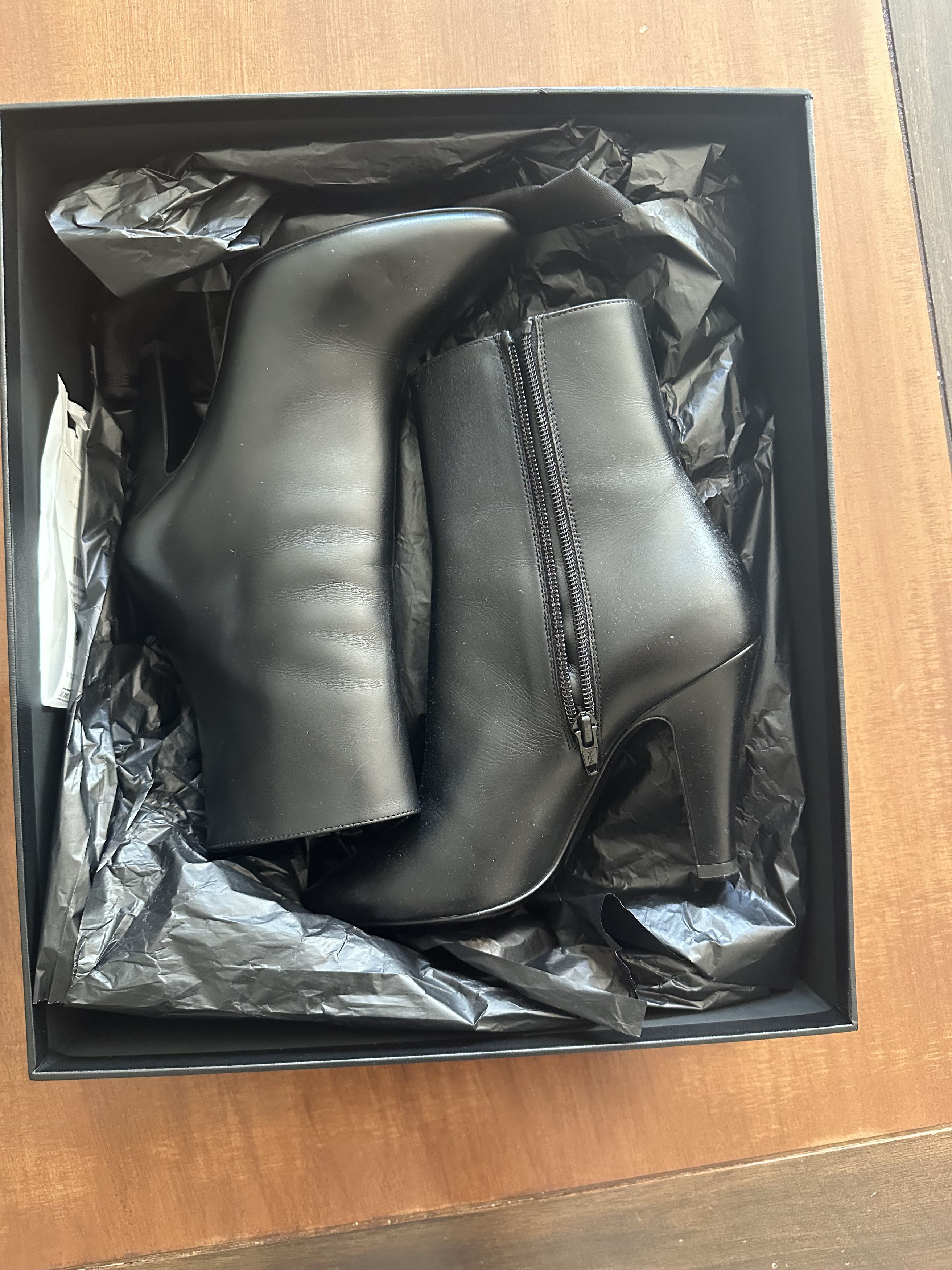 Saint Laurent Paris Saint Laurent 110 Tube Boots in Vanity Soft Calf leather Size US 6 / IT 36 - 3 Thumbnail