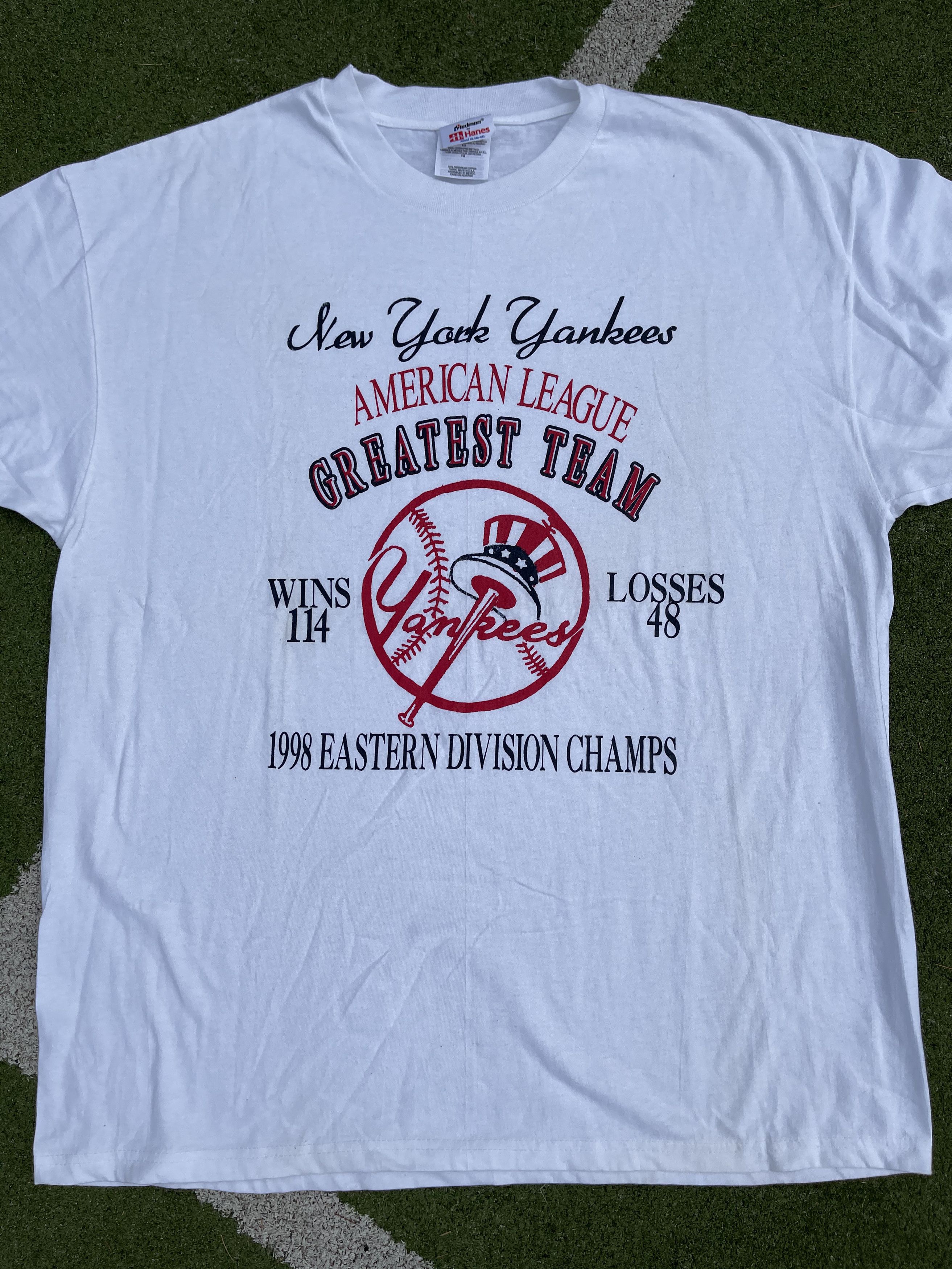 New York Yankees 1998 World Series Champions NY Yankees Vintage Shirt Size US XL / EU 56 / 4 - 3 Thumbnail