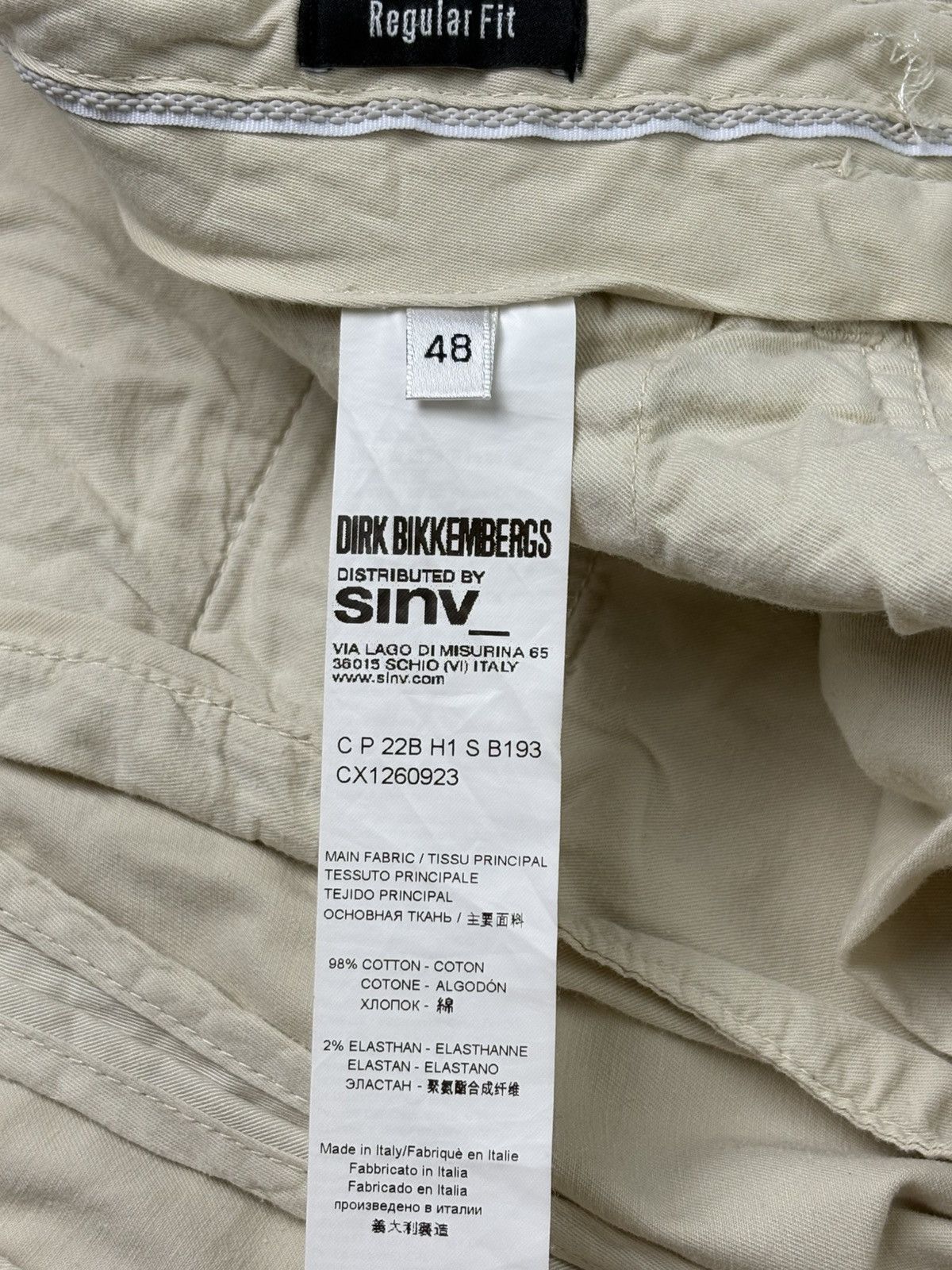 Dirk Bikkembergs Dirk Bikkembergs Chino Pants Size US 30 / EU 46 - 6 Thumbnail
