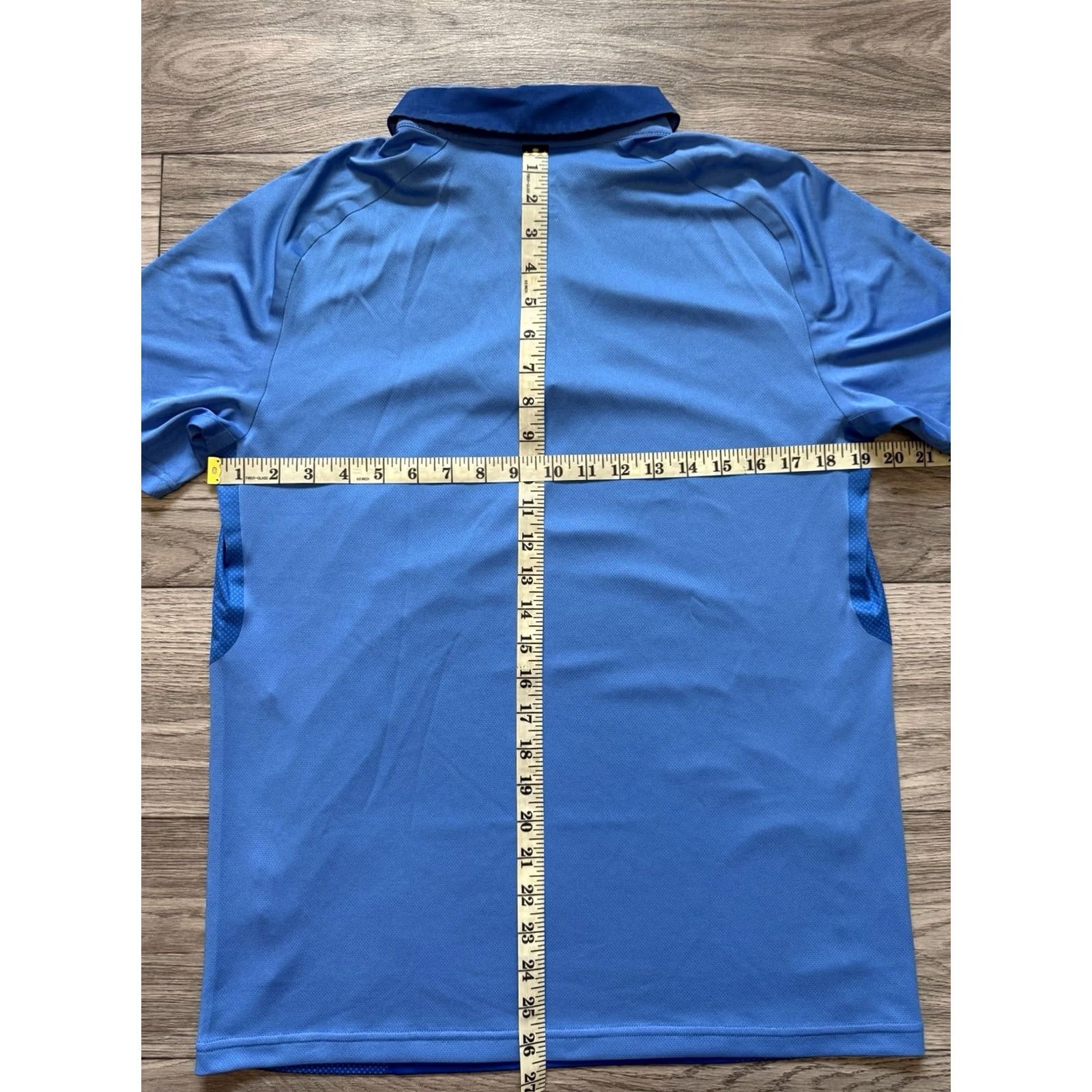 Nike Nike Roger Federer RF 2013 US Open Tennis Polo Court Shirt Mens Size M Blue Size US M / EU 48-50 / 2 - 3 Thumbnail